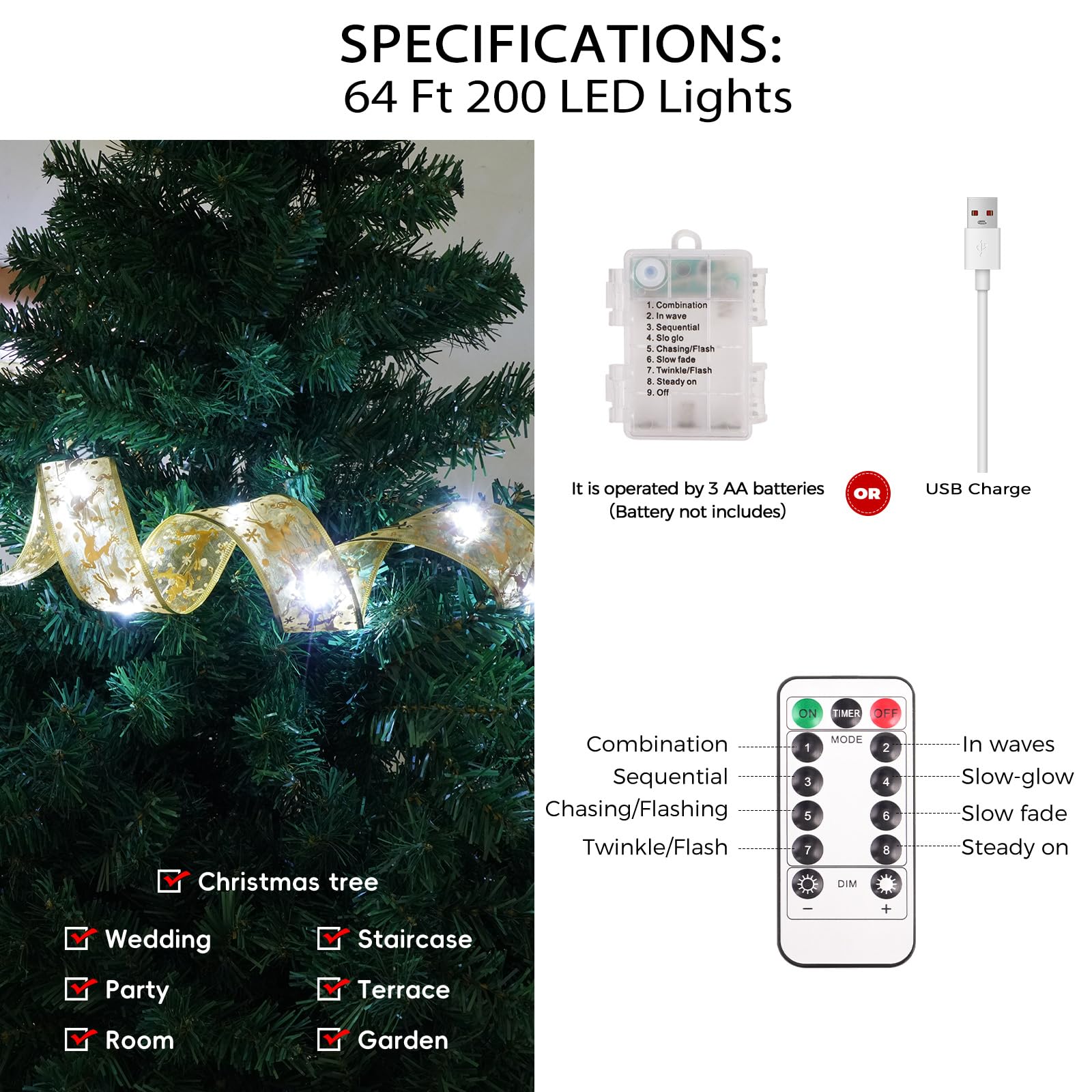 Yichuhaoxi LYI0820B461 Christmas-String-Lights - View #3