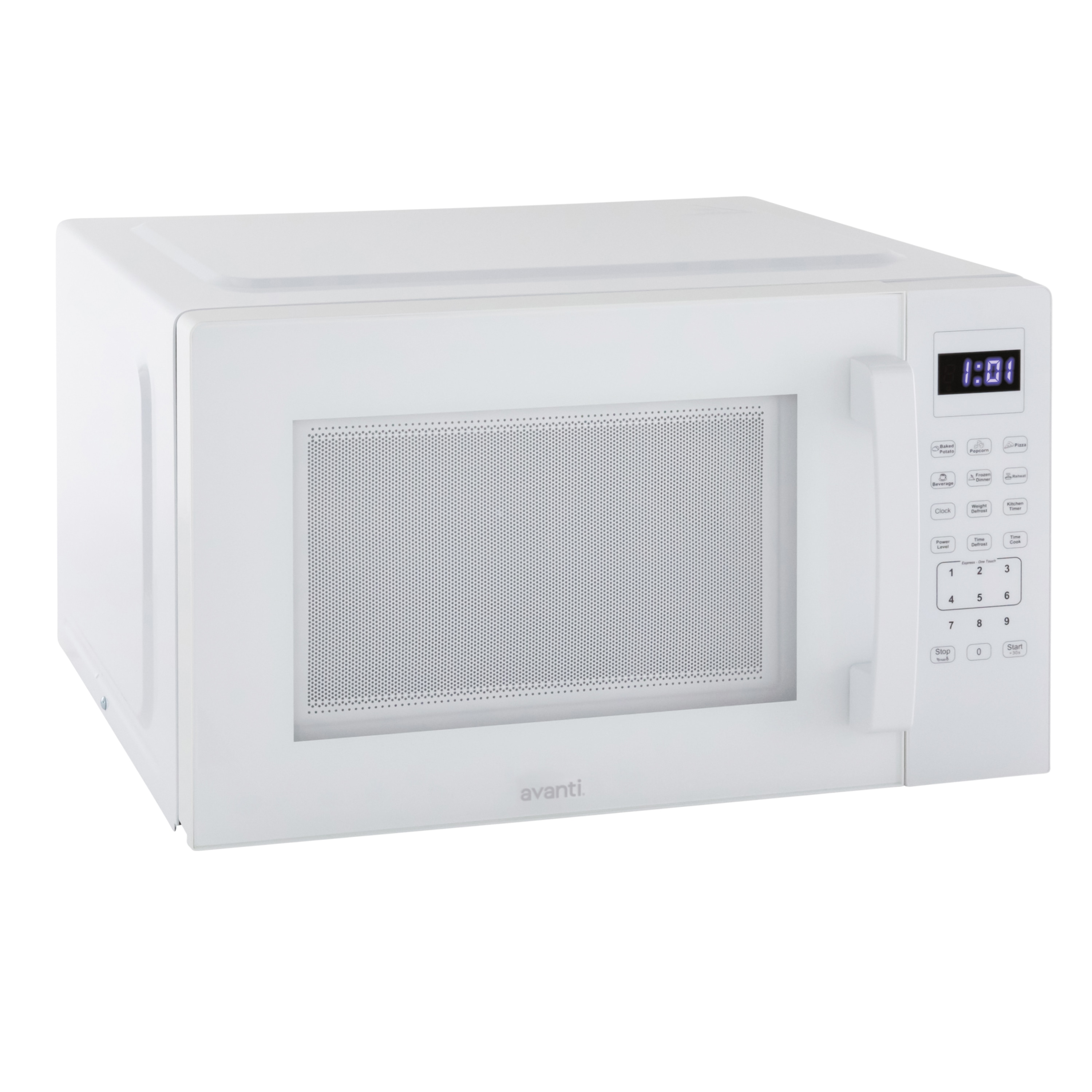 Avanti 1.5 cu ft White Countertop Microwave with Timer