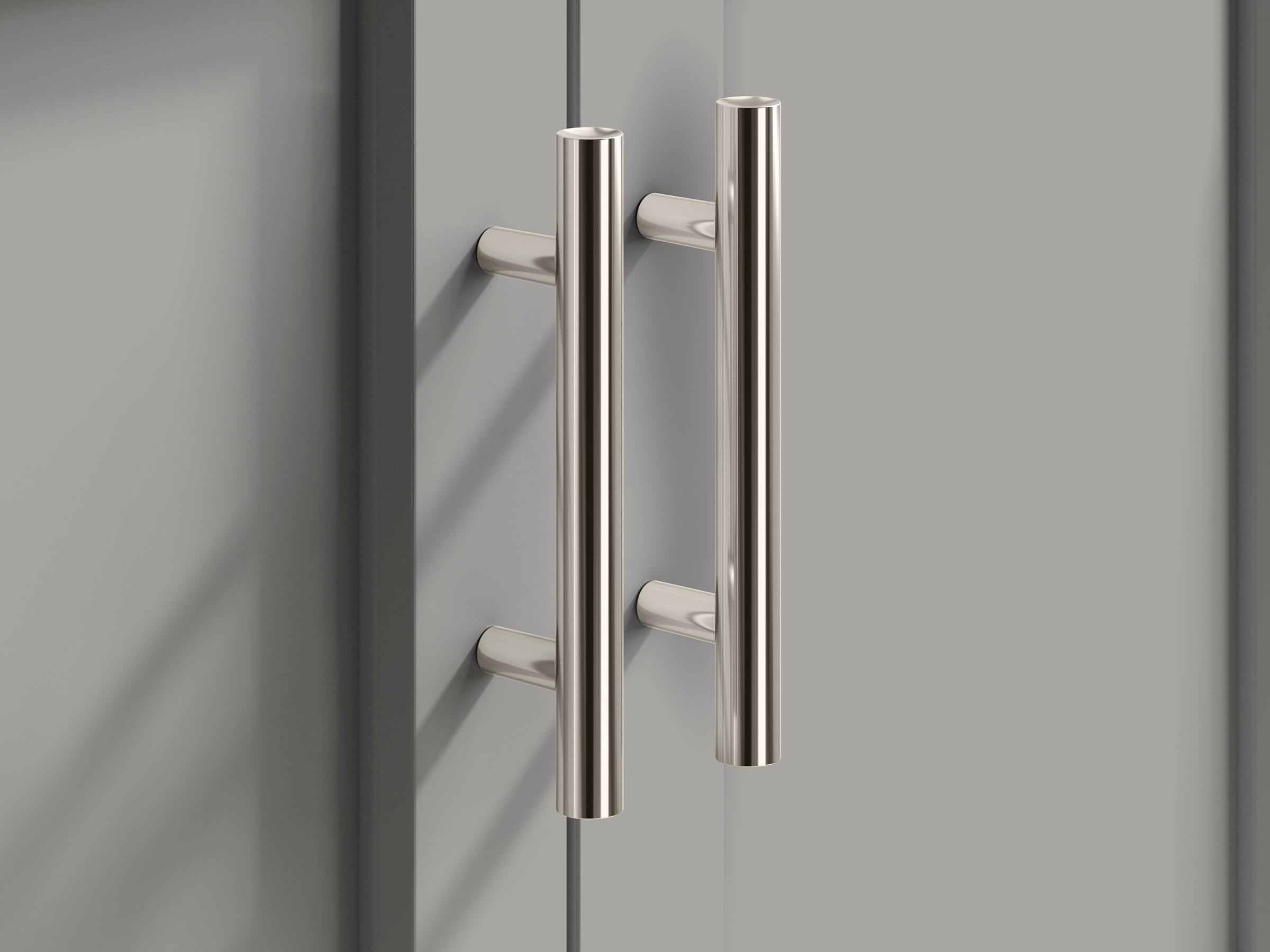 KOHLER Purist 3 in. (76 mm) Center-to-Center Cabinet Bar Pull in Matte Black