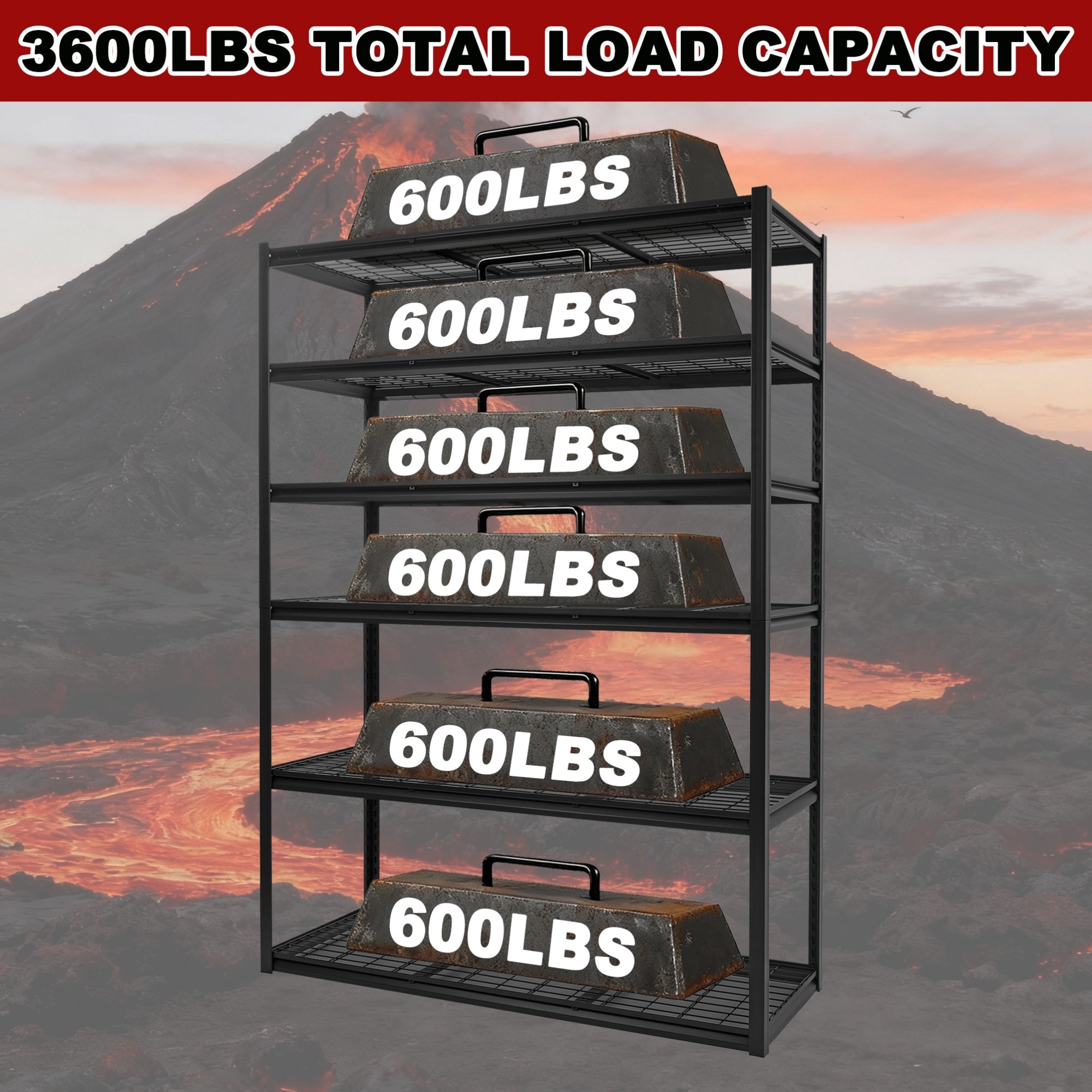 Siavonce XH19521 Free-Standing-Shelving - View #10