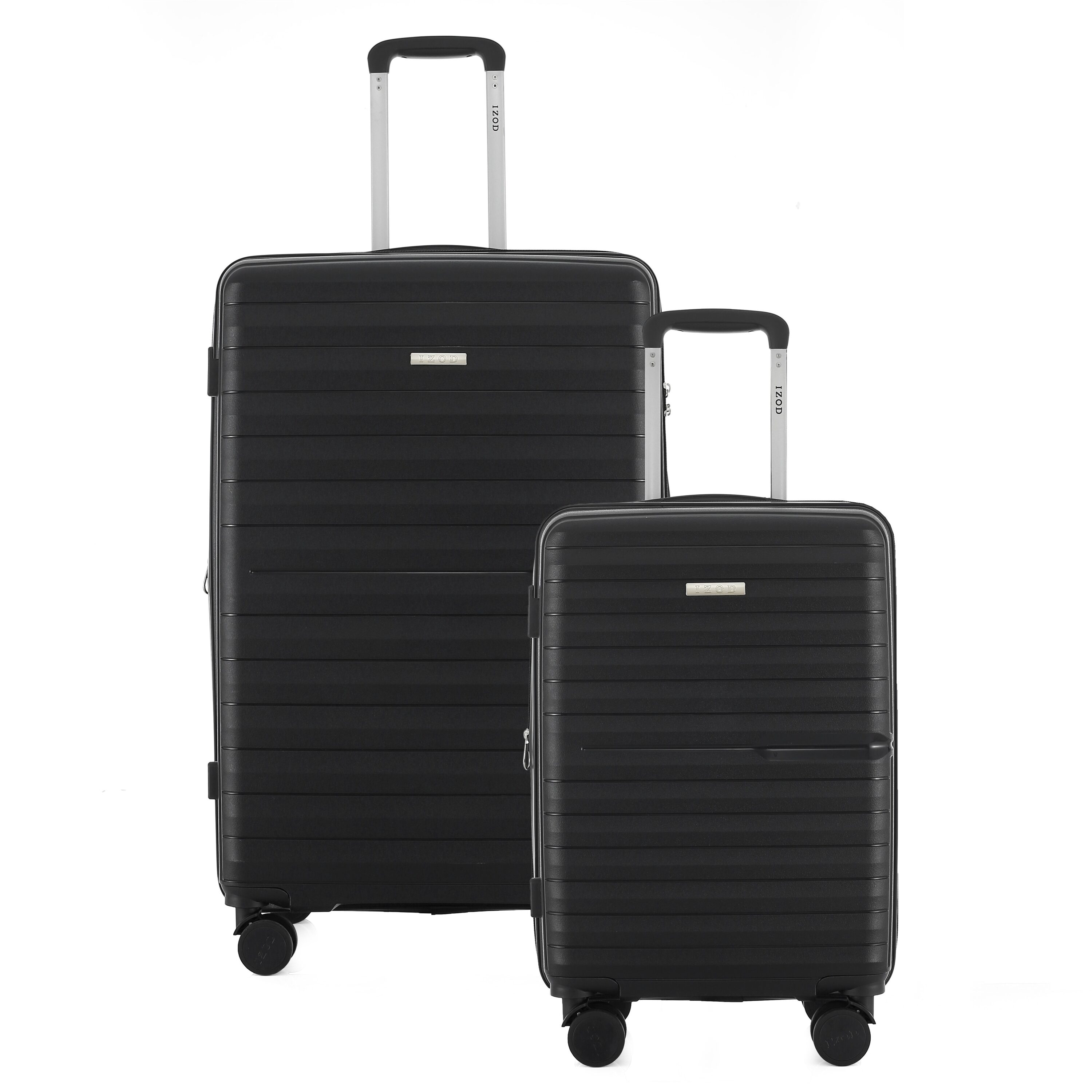 IZOD Romeo 3 Piece Lightweight Expandable ABS Luggage Set with