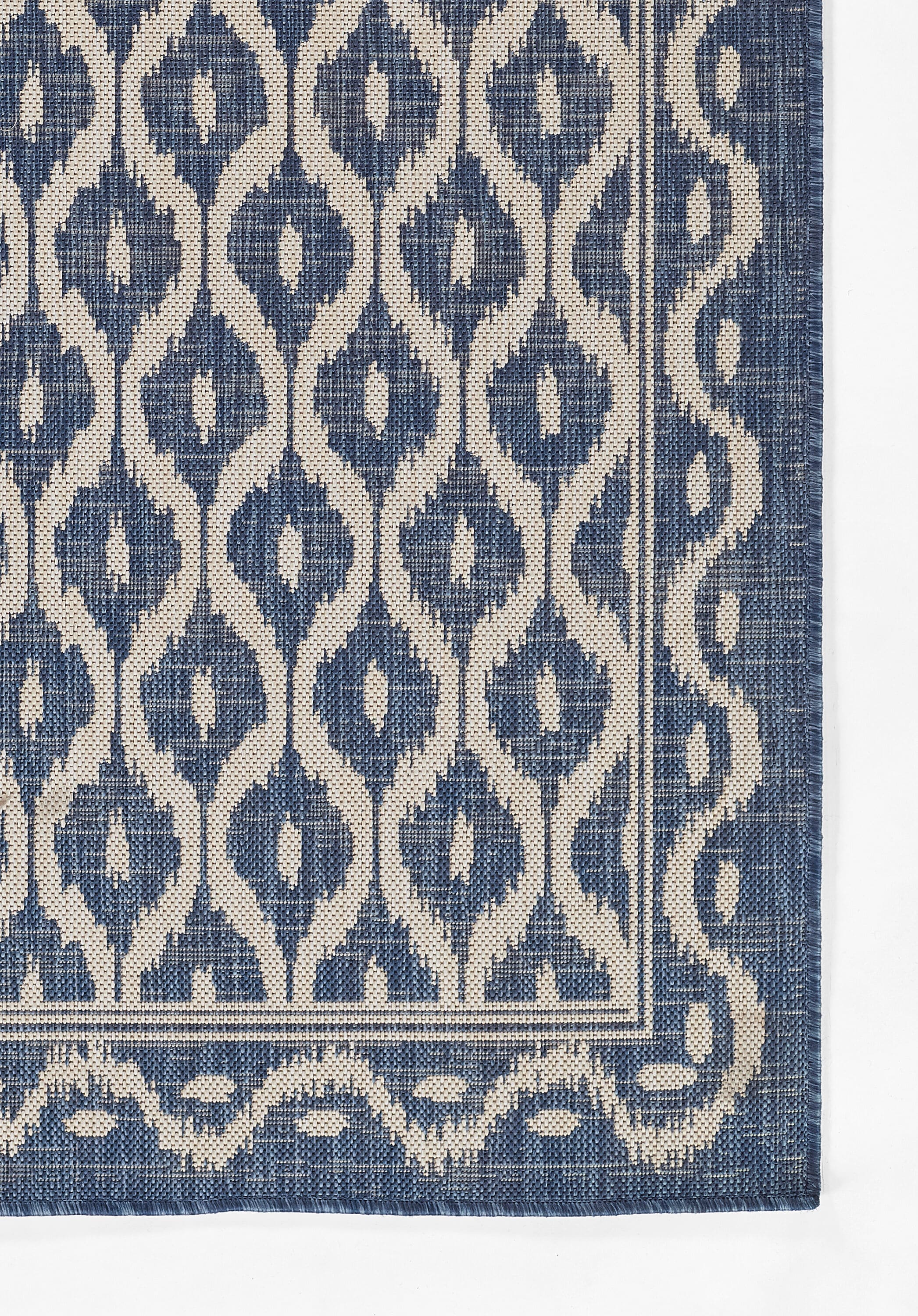 Momeni 4 X 6 Blue Indoor/Outdoor Area Rug in the Rugs department 