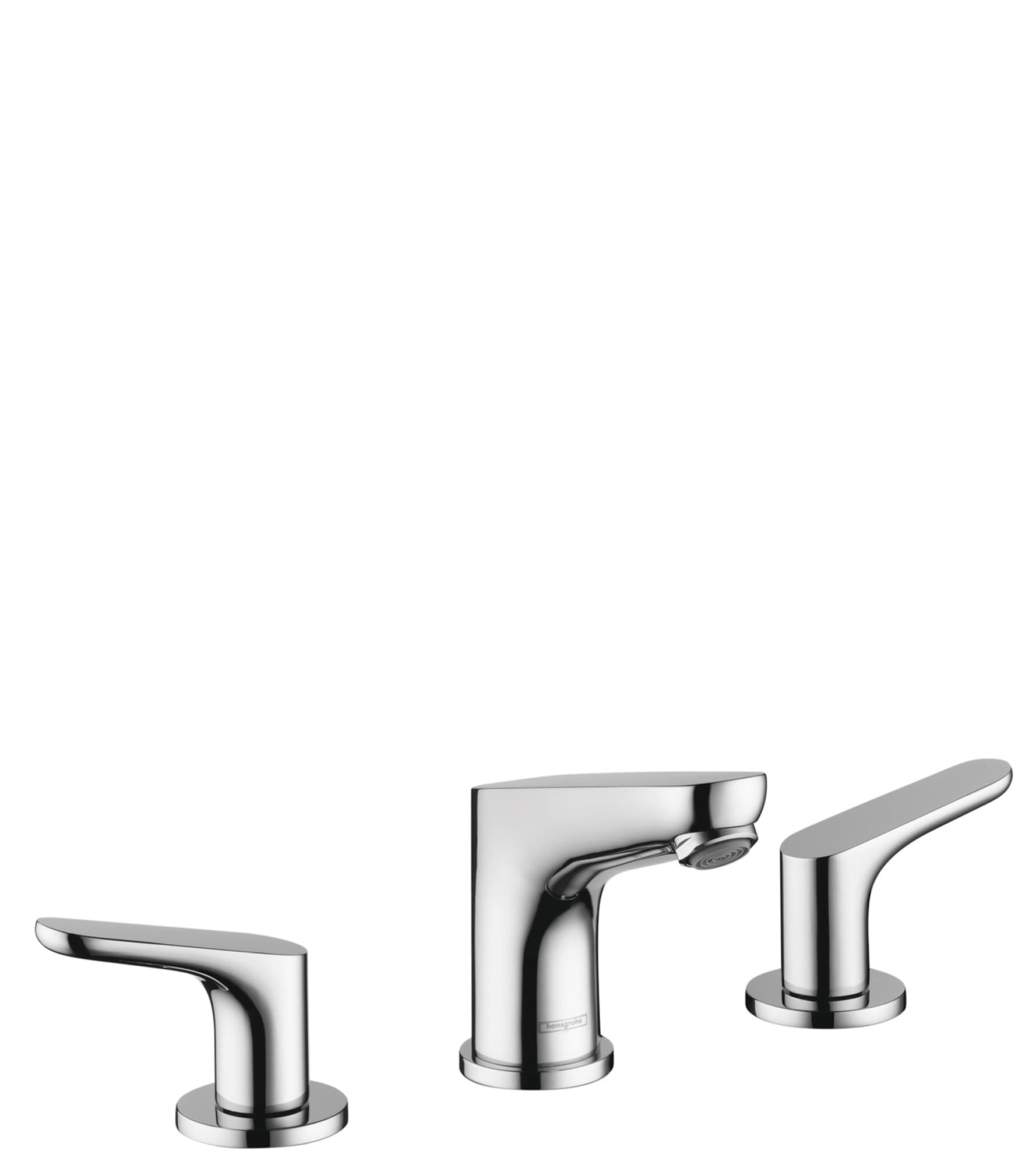 Hansgrohe 04809000 Chrome Widespread 1-handle Low-arc Residential Handle Bathroom Sink Faucet with Drain