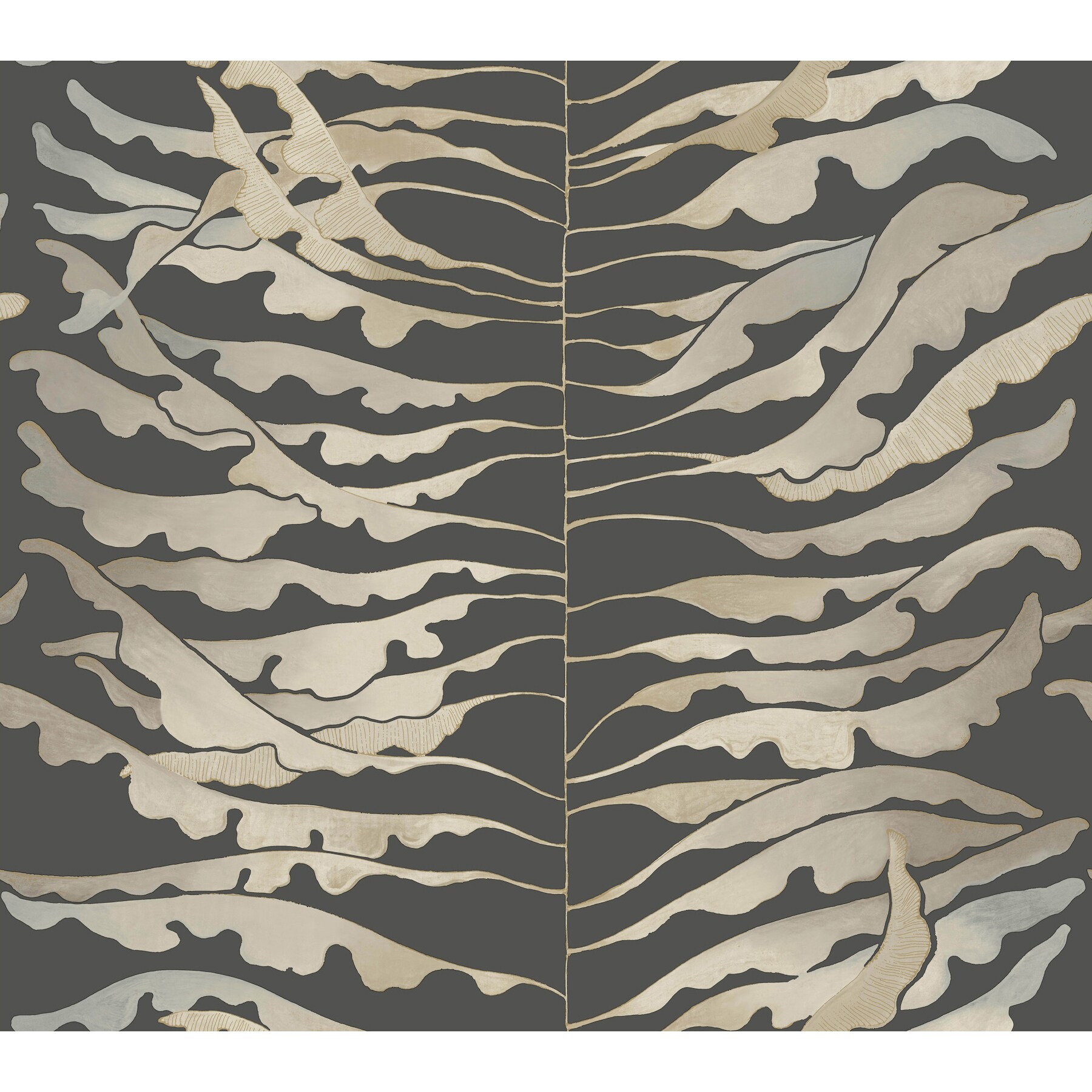 York Wallcoverings Formations 60.8-sq ft Black Non-woven Novelty Unpasted Wallpaper