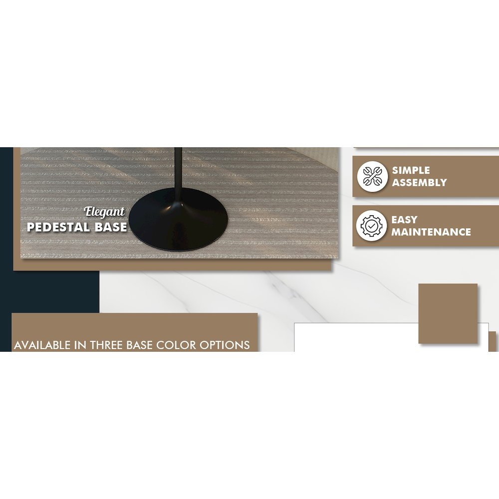 Leisuremod VT43BL-48WMR Patio-Tables - View #9
