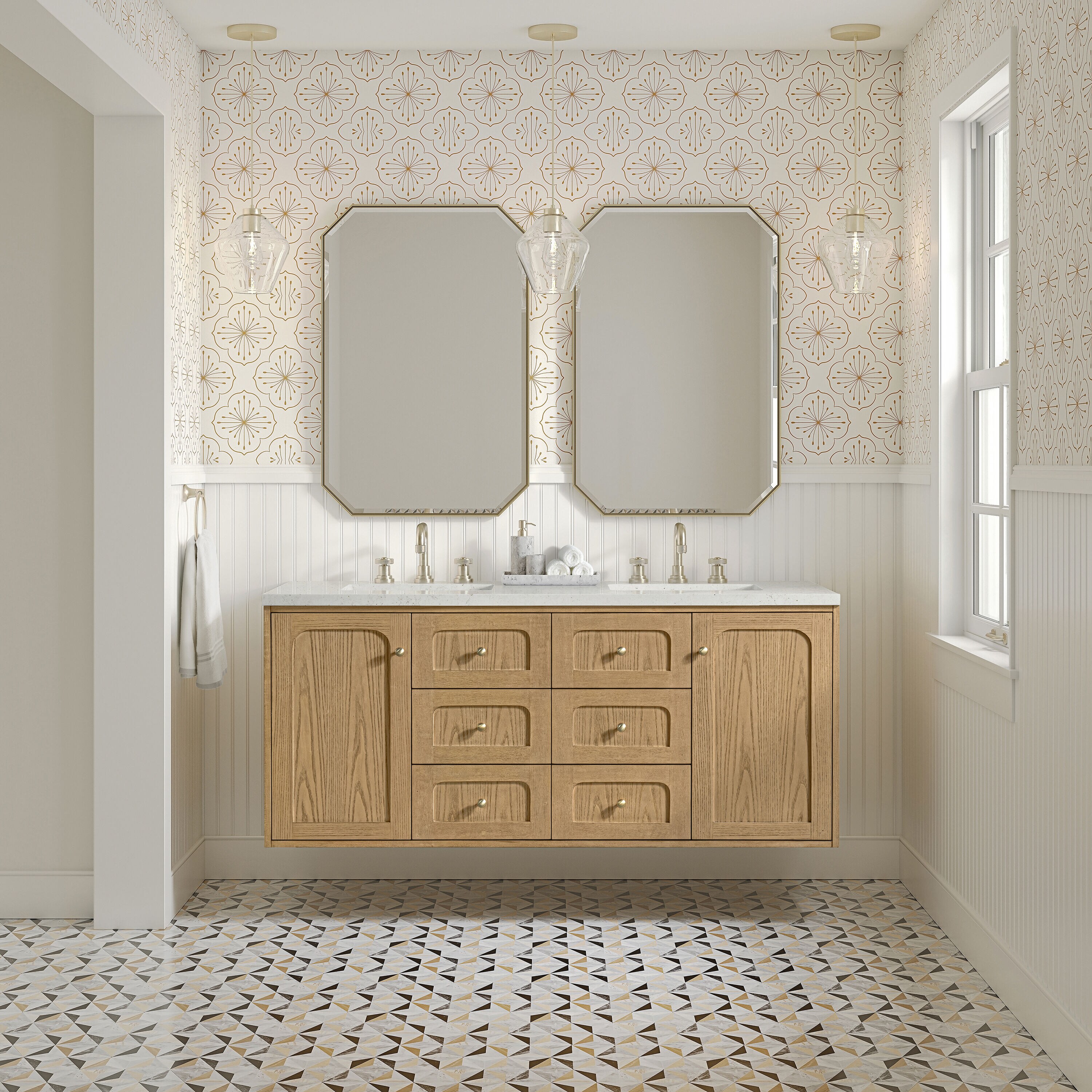 James Martin Vanities 545-V60D-LNO-3LDL Bath-Vanity-Combo - View #5