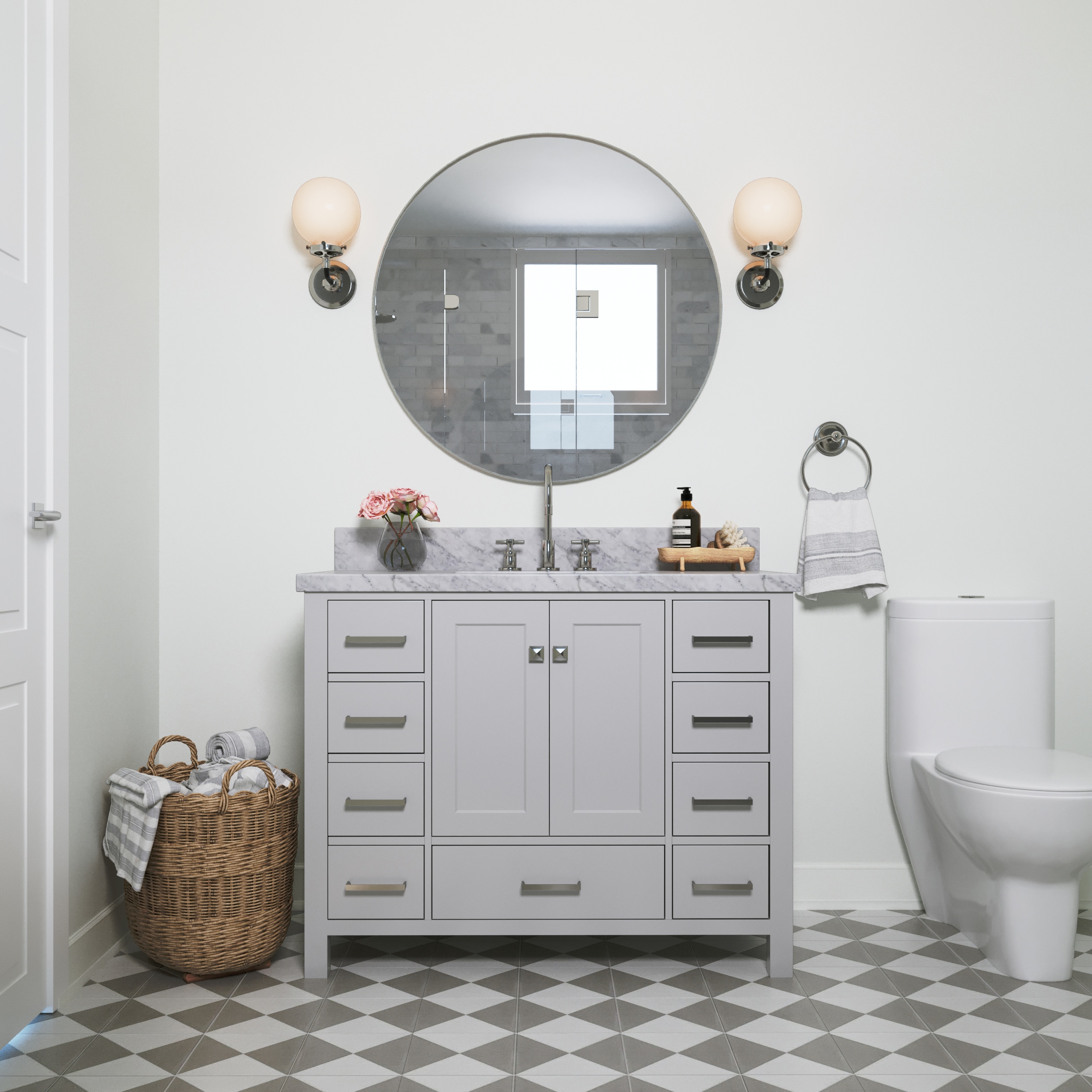 ARIEL A043SCWRVOGRY Bath-Vanity-Combo - View #8