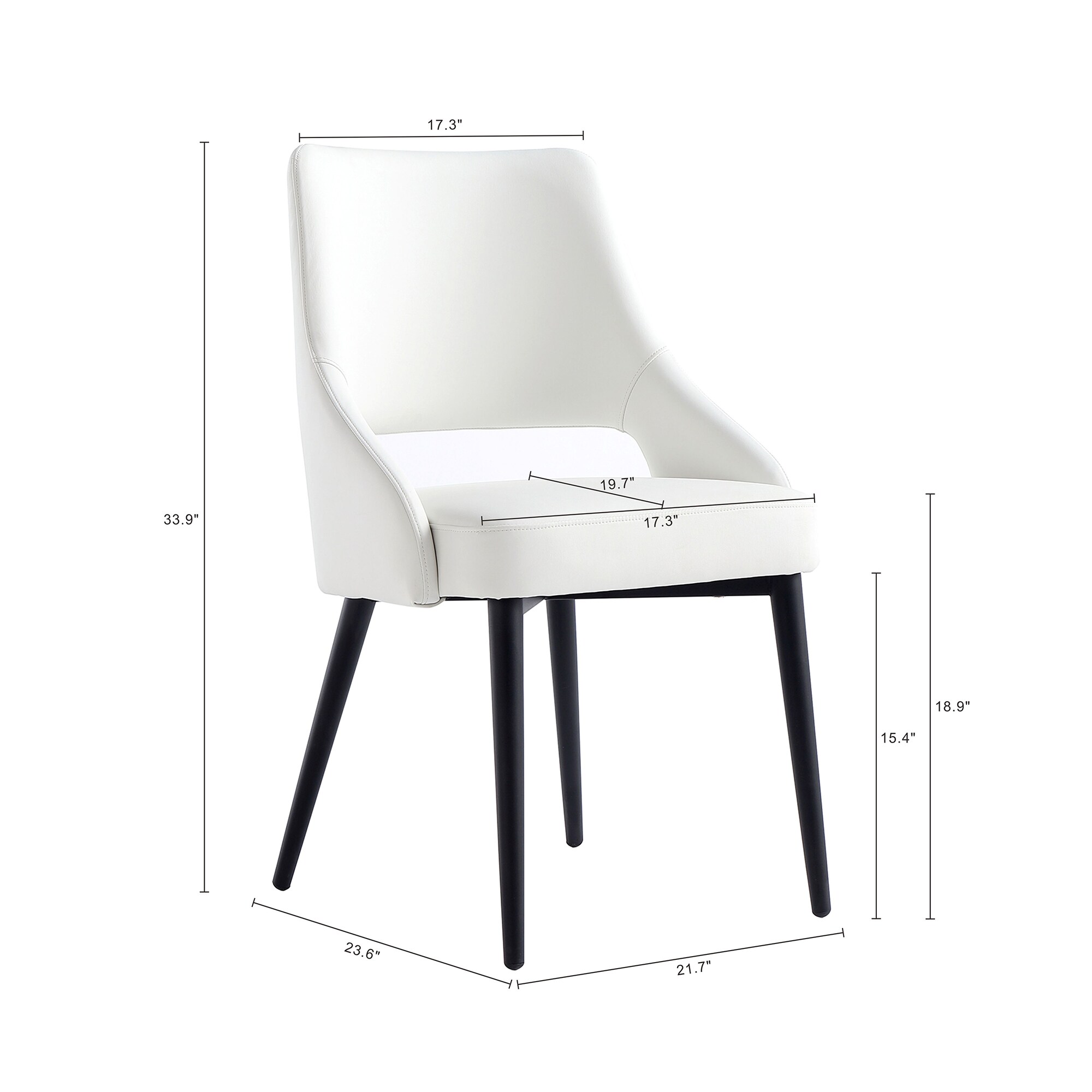 Manhattan Comfort 6-DC104-WH Dining-Chairs - View #3