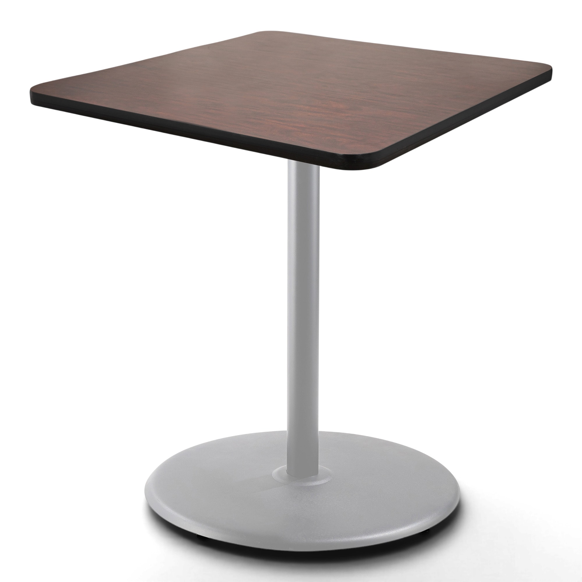 Hampden Furnishings - Bennet Mahogany Contemporary/Modern Wood Bar Table, with Grey Powder Coat F...