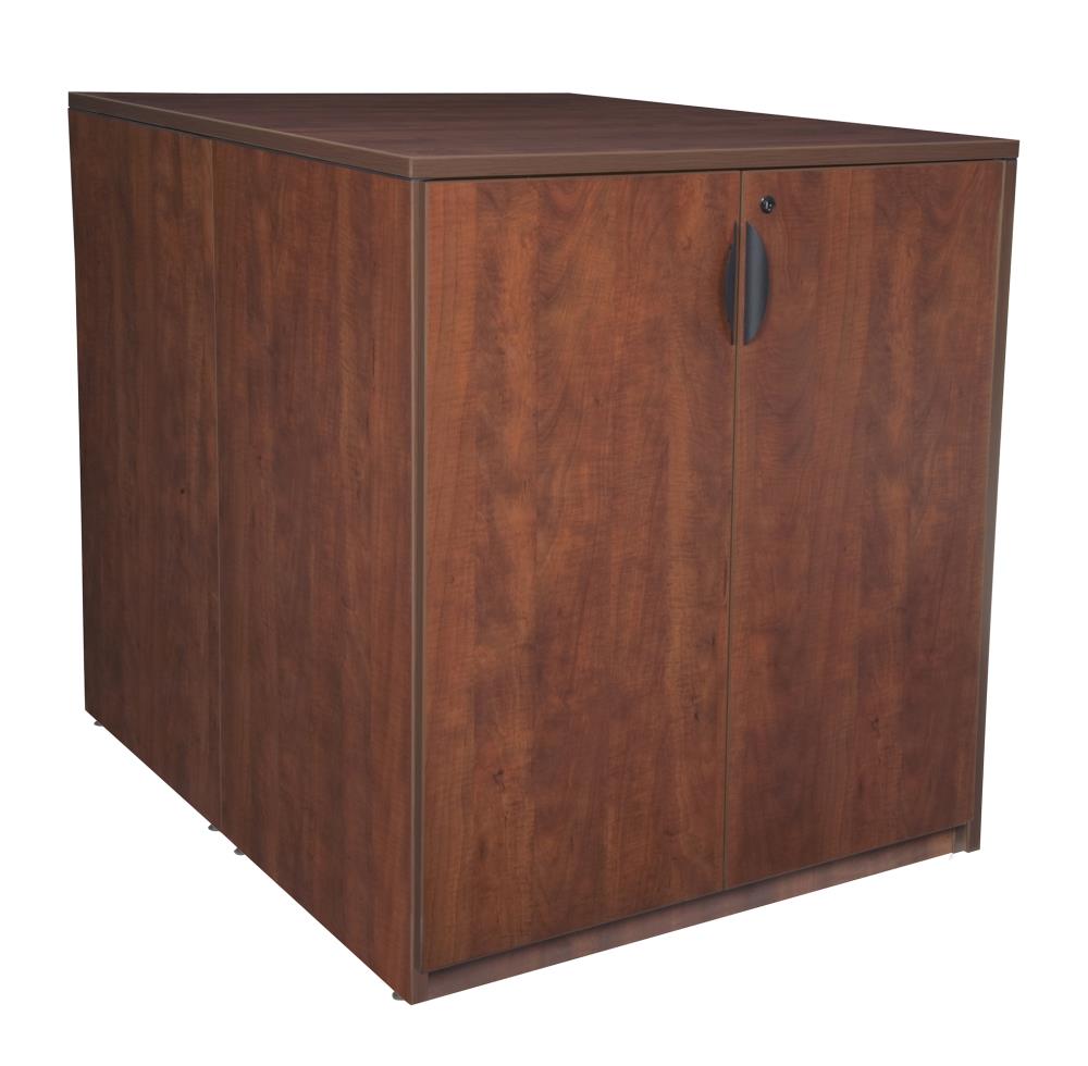 Regency Legacy Stand Up Back to Back Storage Cabinet/Storage Cabinet-  Cherry in the Office Cabinets department at 