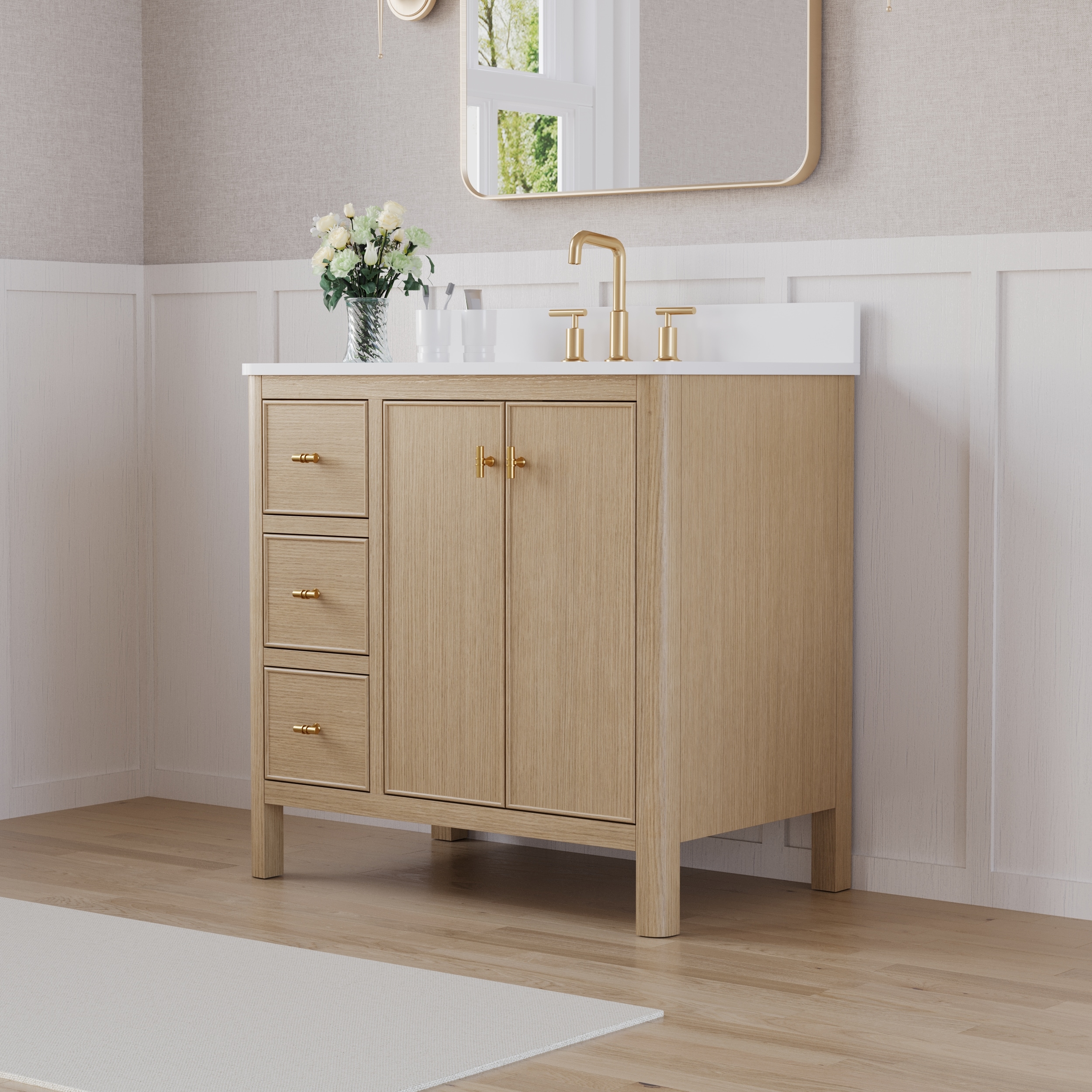 Forclover CF-LR36OAKGD Bath-Vanity-Combo - View #2