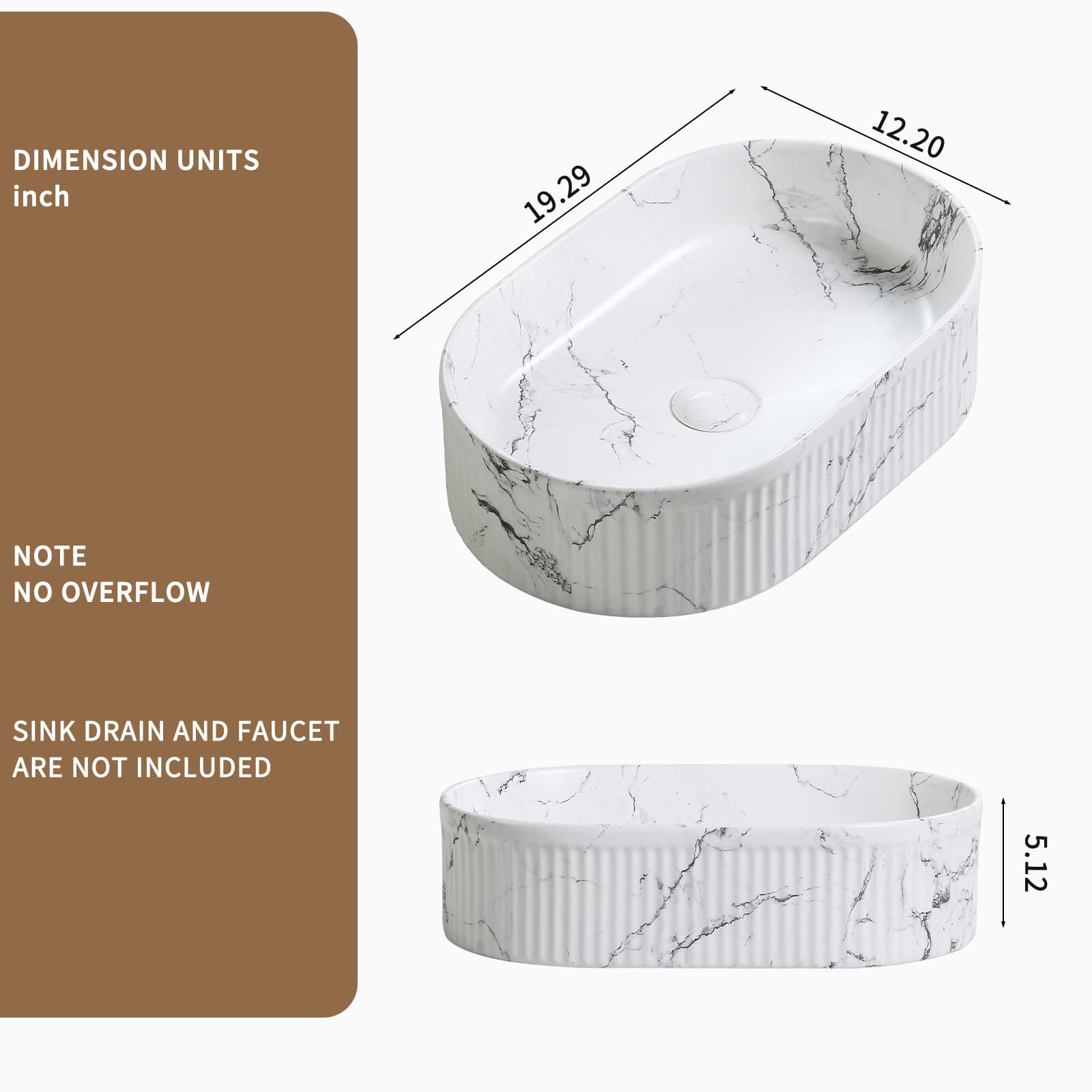 Rbied NDLJ-191 Bath-Sink - View #3