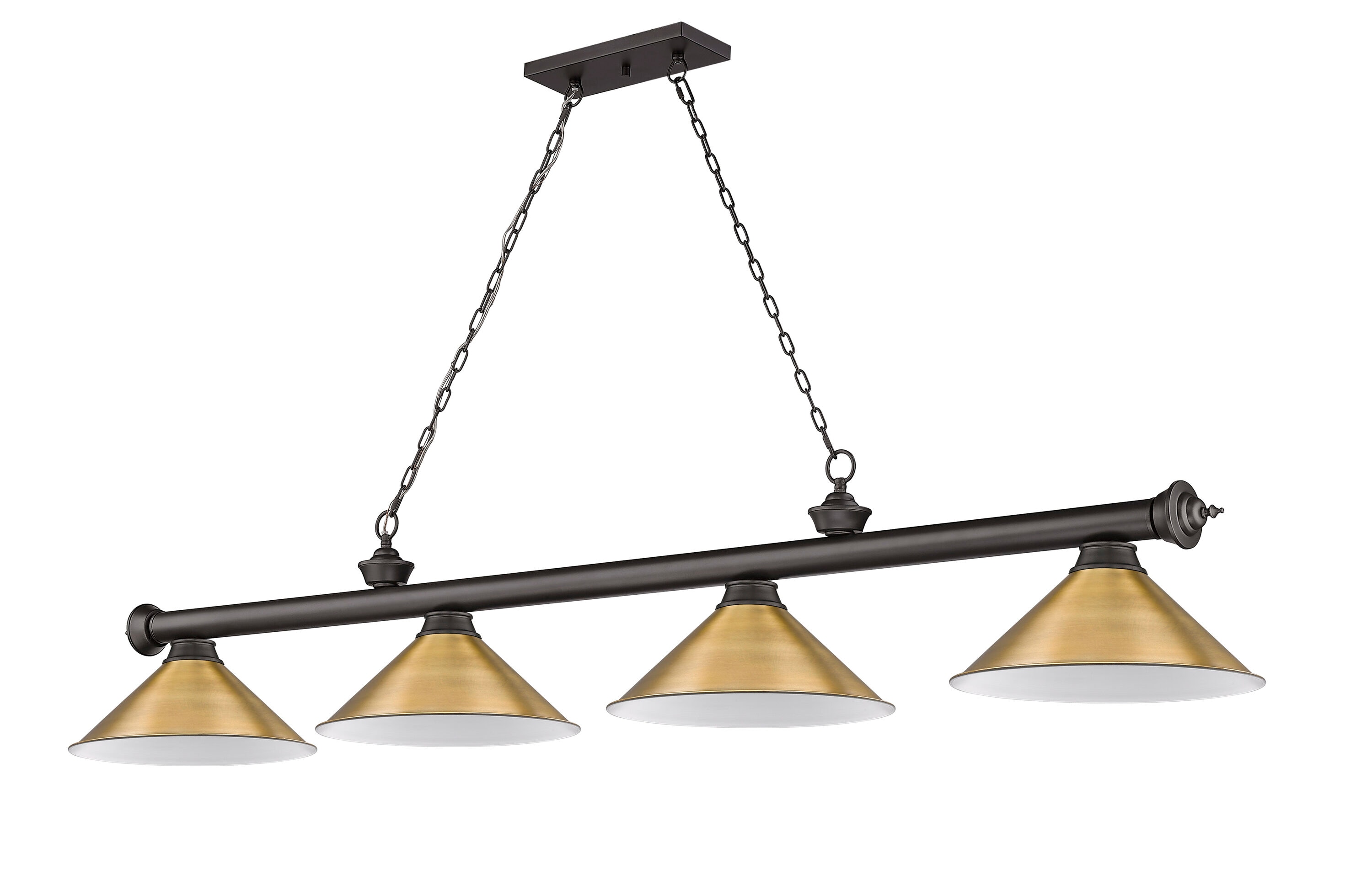 Z-Lite 2306-4BRZ-RB15 Pool-Table-Lighting - View #5