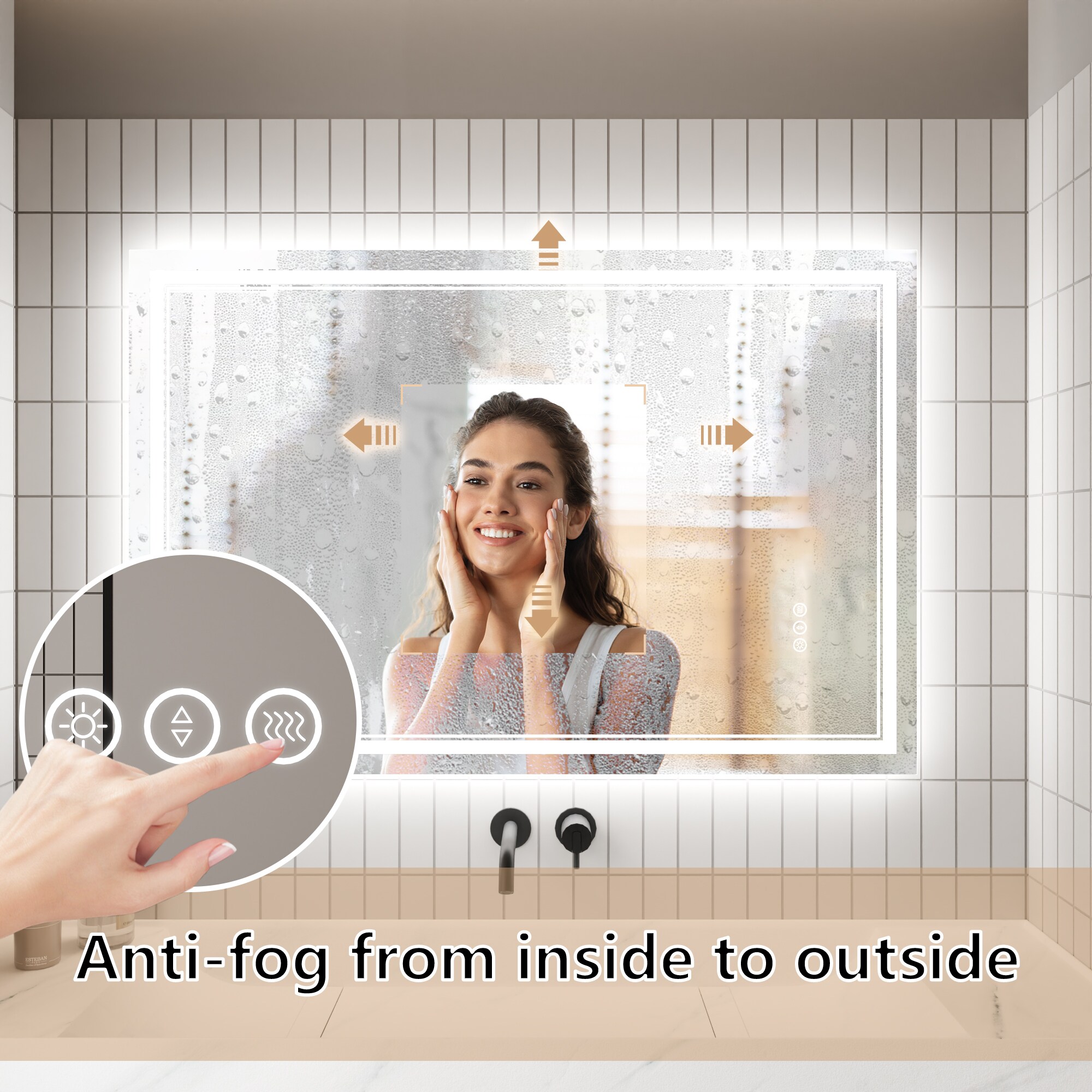 AAZJ JDEX-TF08MR3248 Framed-Bath-Mirrors - View #6