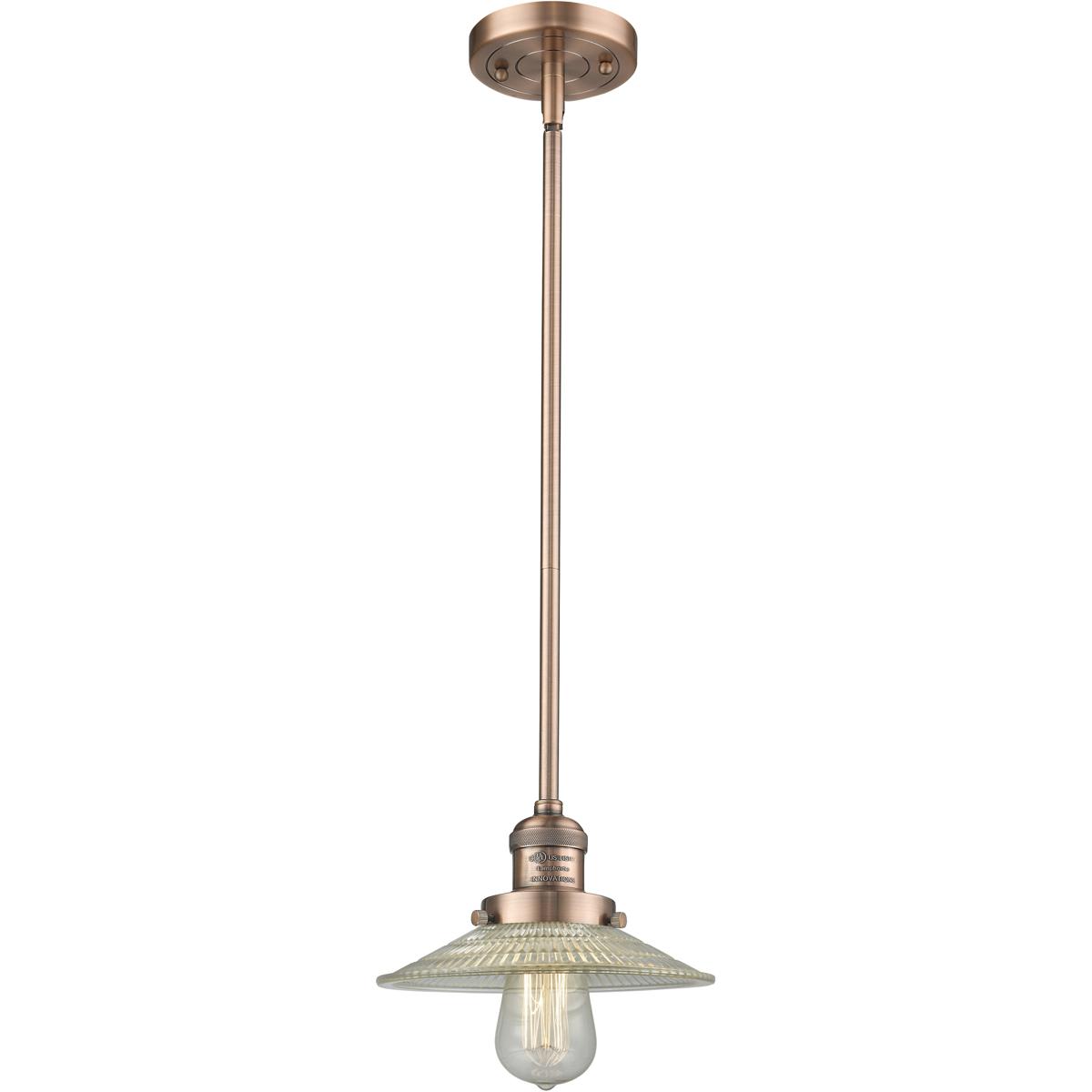 Innovations Lighting 1355055 201S-AC-G2-LED Franklin Restoration Halophane Mini Pendant
