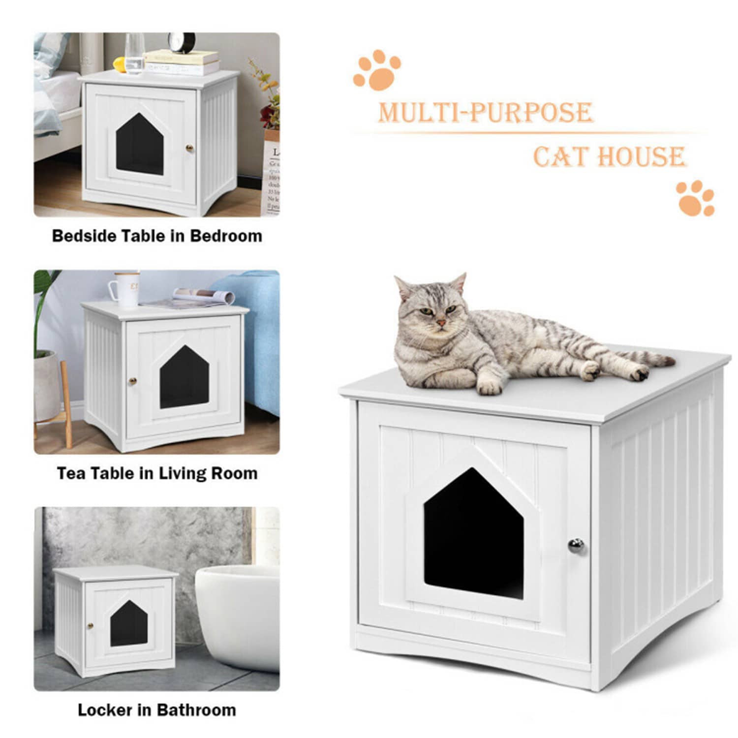 Mondawe MO-HW66001WH Dog-Houses - View #4