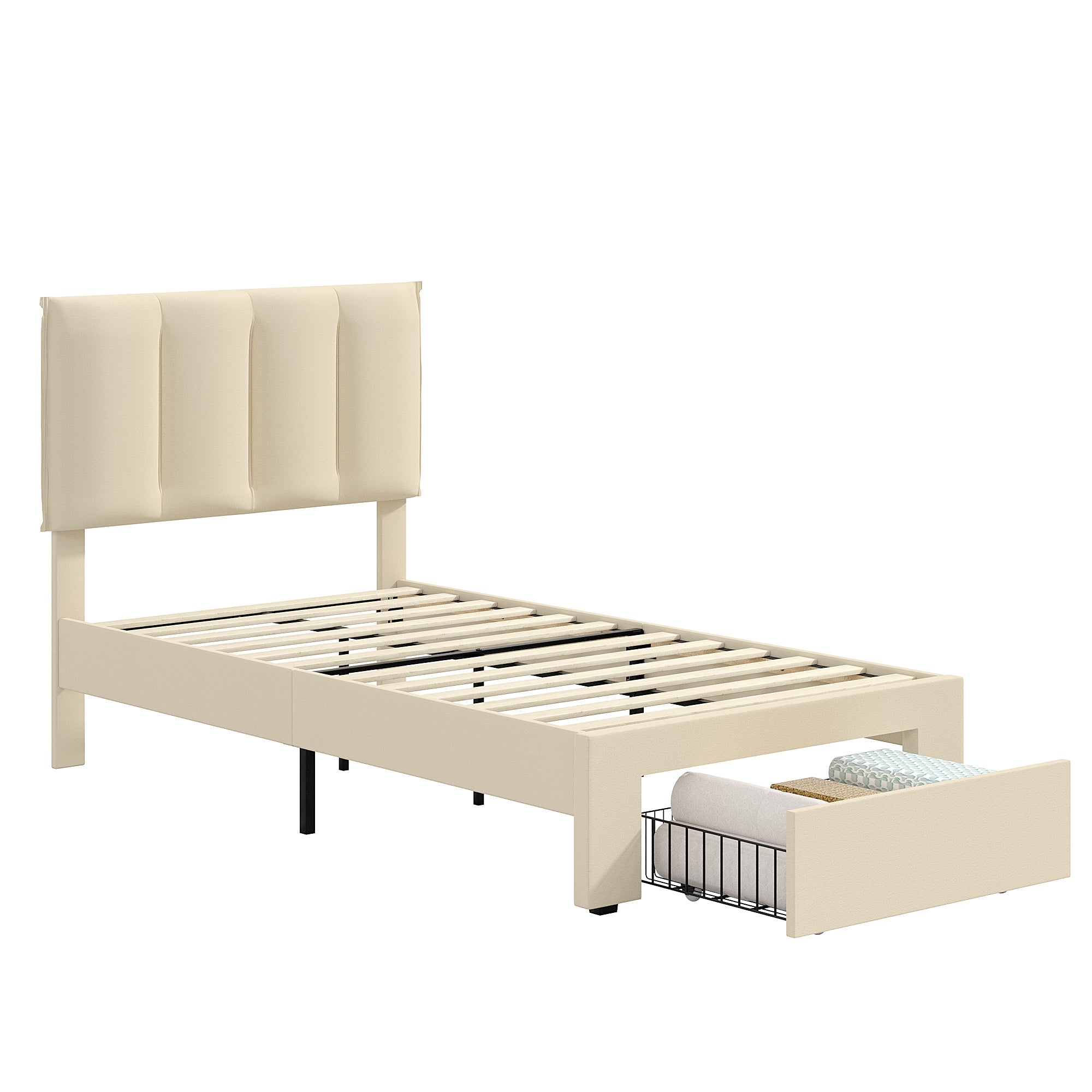 Vecelo LOE-CY-TB04-UP-BGE beds - View #2