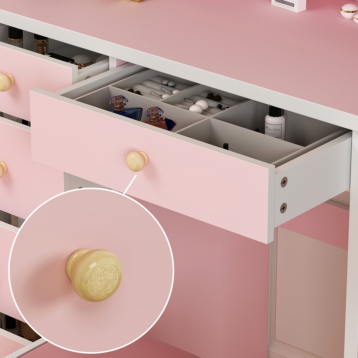 FUFU&GAGA LNN-KF210095-04 Bedroom-Vanities - View #3