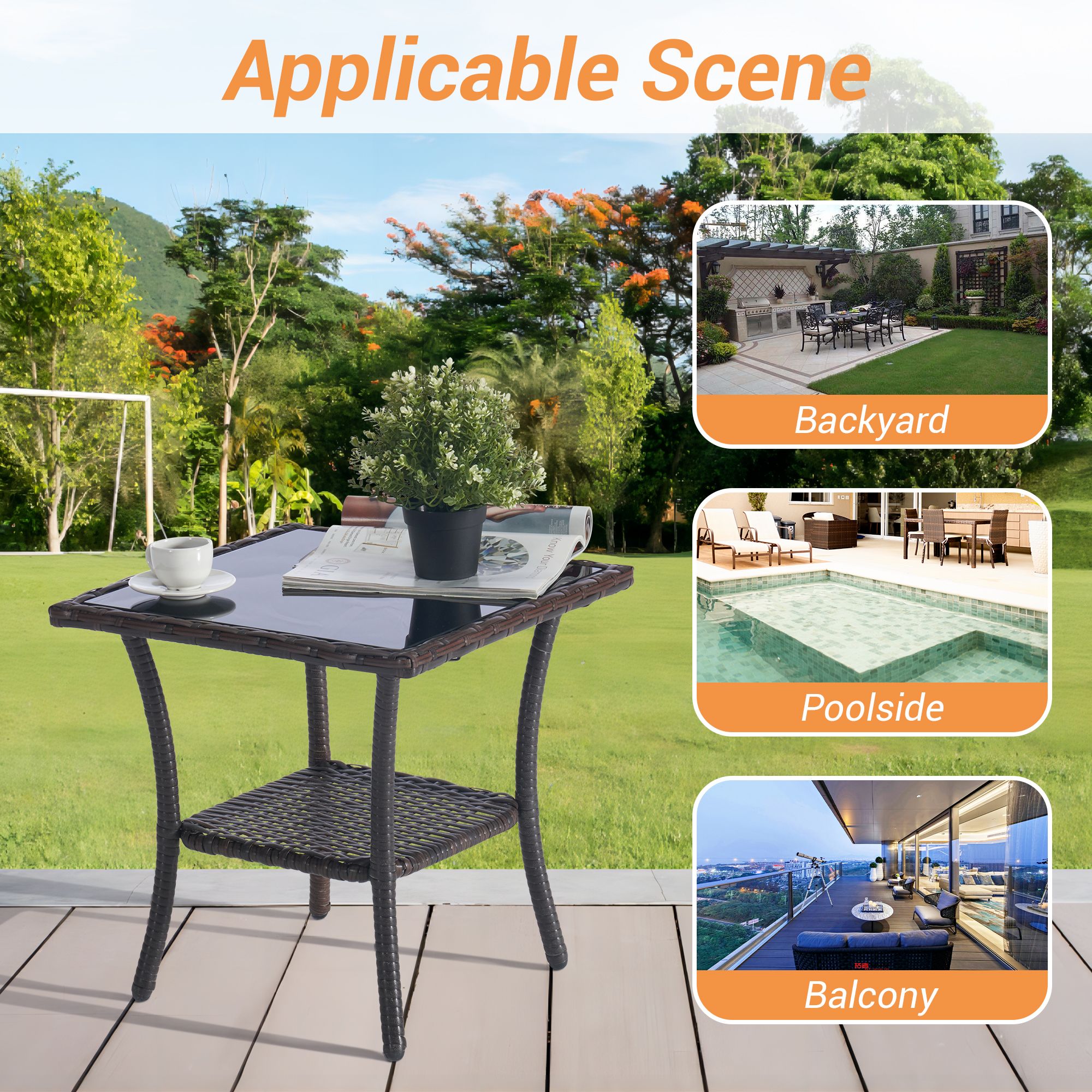 SANSTAR L-TB01-V1 Patio-Tables - View #5