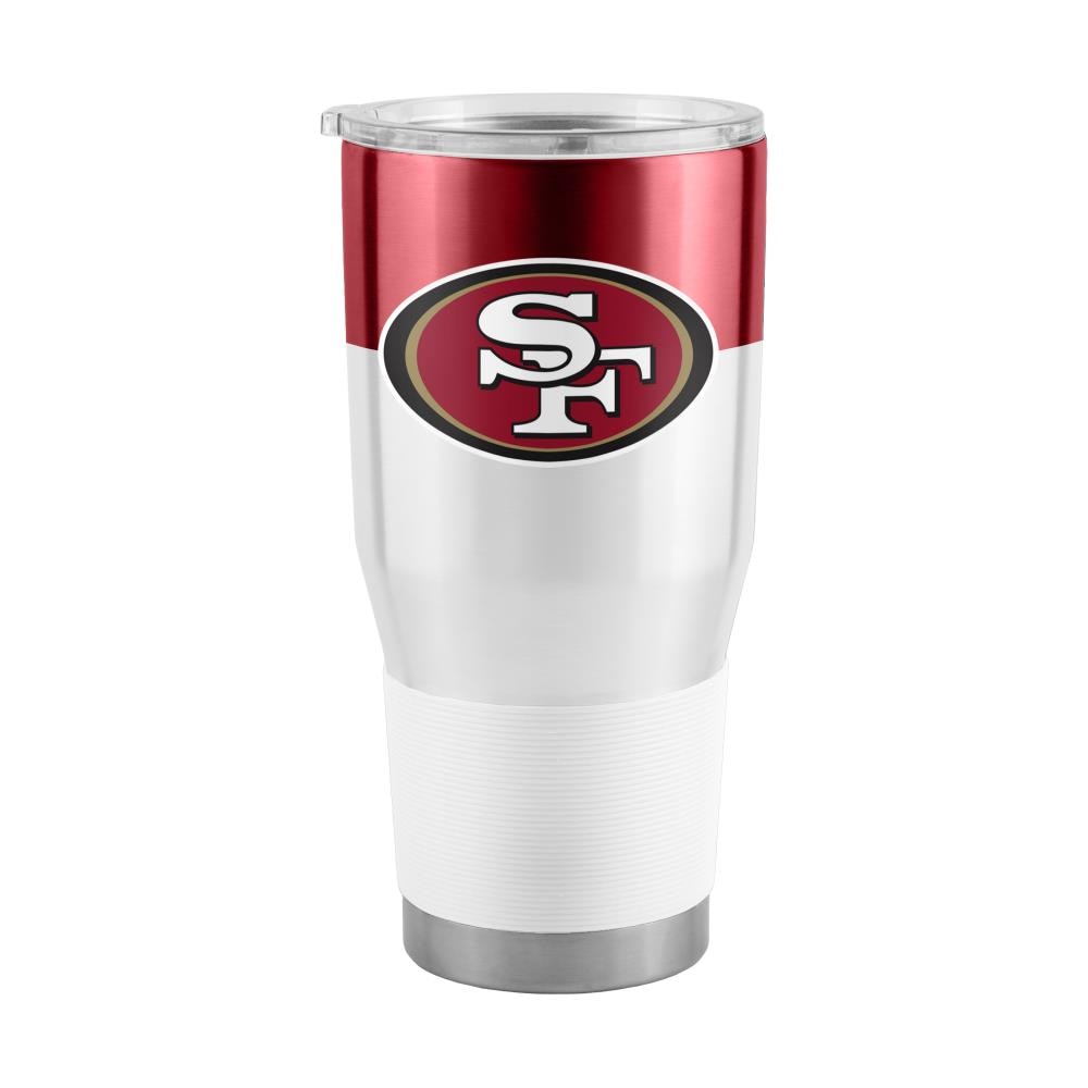 Logo Brands San Francisco 49ers 30-fl oz Stainless Steel Team Color Cup Set  of: 1 in the Drinkware department at