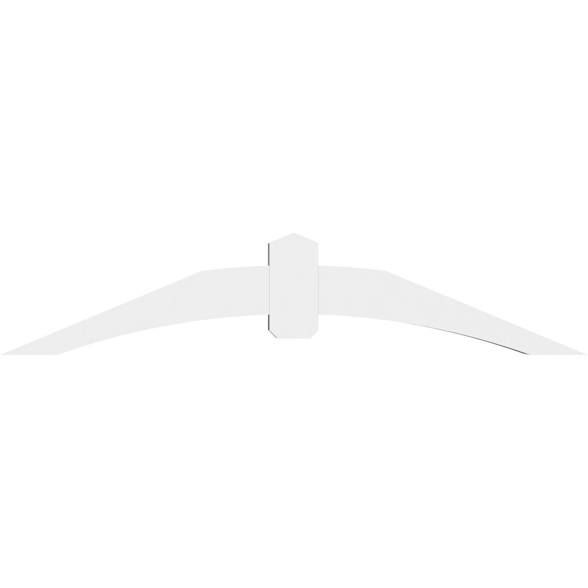 Ekena Millwork GBP072X15X0606ARC00 Exterior-Brackets-Braces - View #2