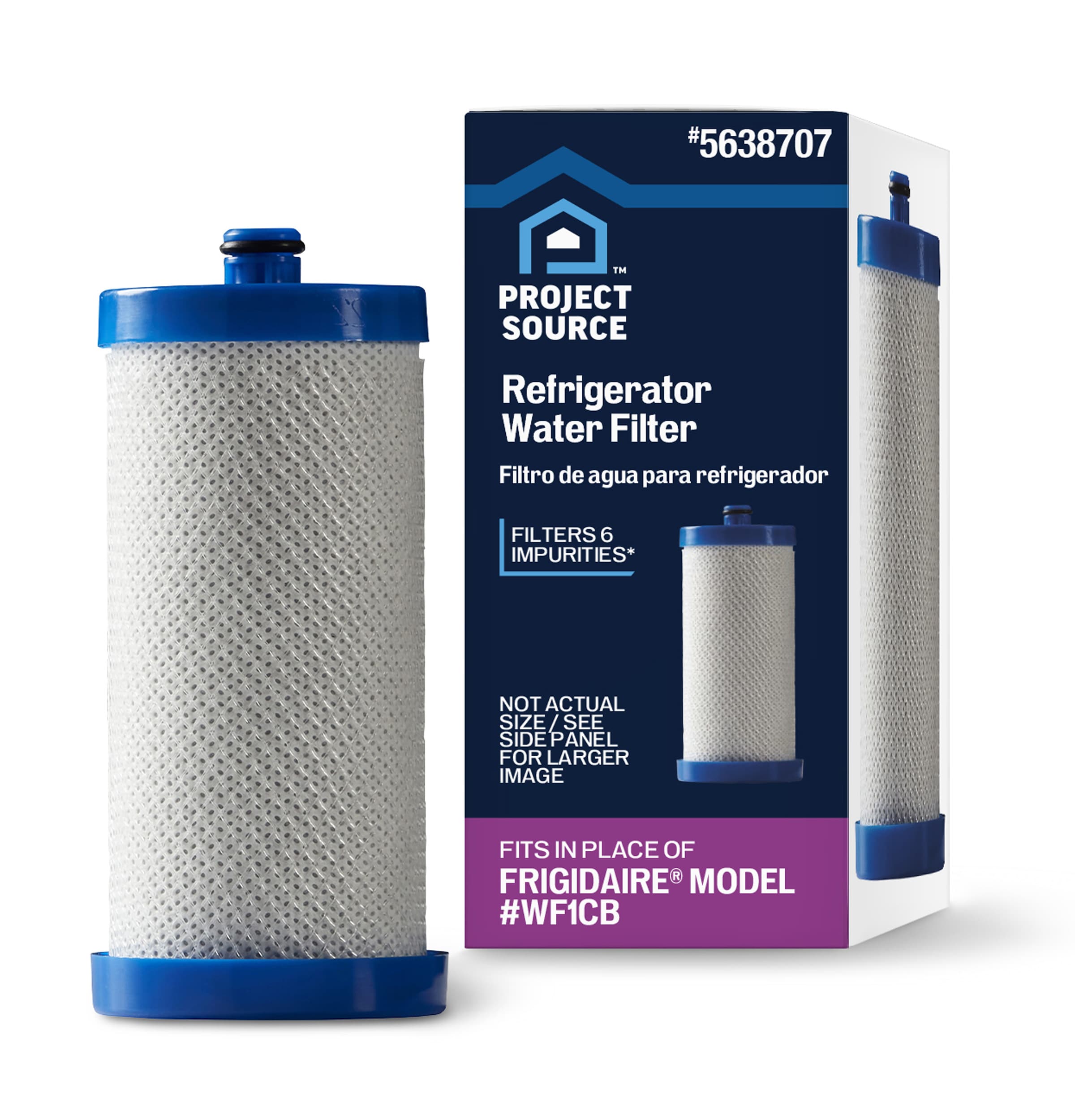 Project Source PSFWF1 Twist-in Refrigerator Water Filter