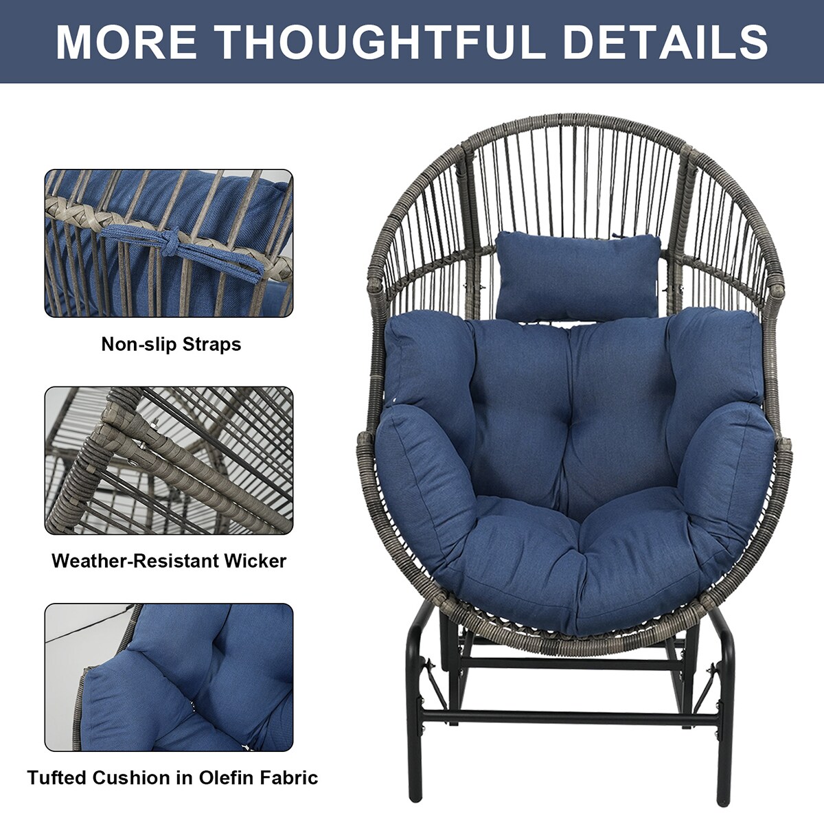 Rilyson FSNNG81G-1 Patio-Chairs - View #7