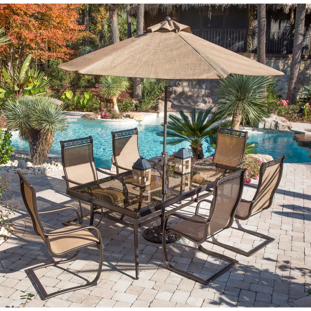 Hanover MONDN7PCSPG-SU Patio-Dining-Sets - View #9