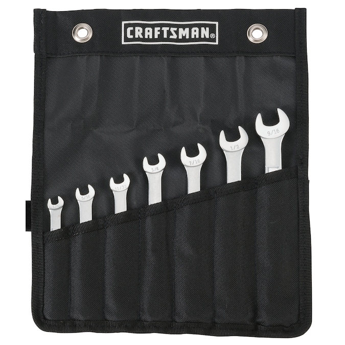 CRAFTSMAN SAE WRENCH SET IN POUCH, 7PC (CMMT21085)