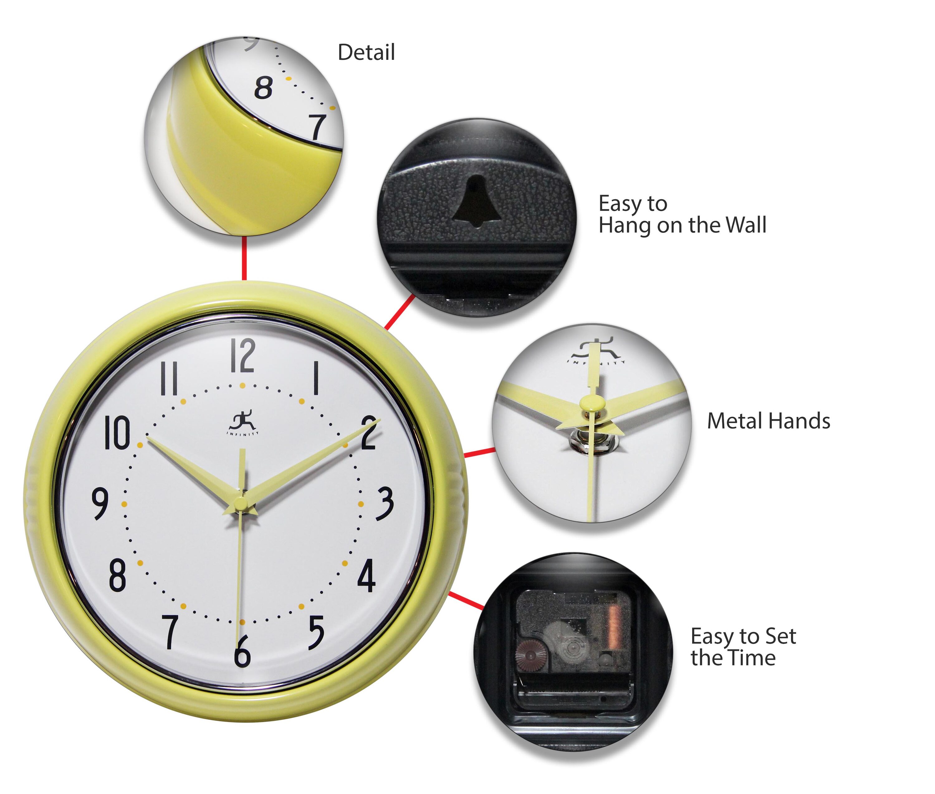 Infinity Instruments 10940-AURA Indoor-Outdoor-Clocks - View #3