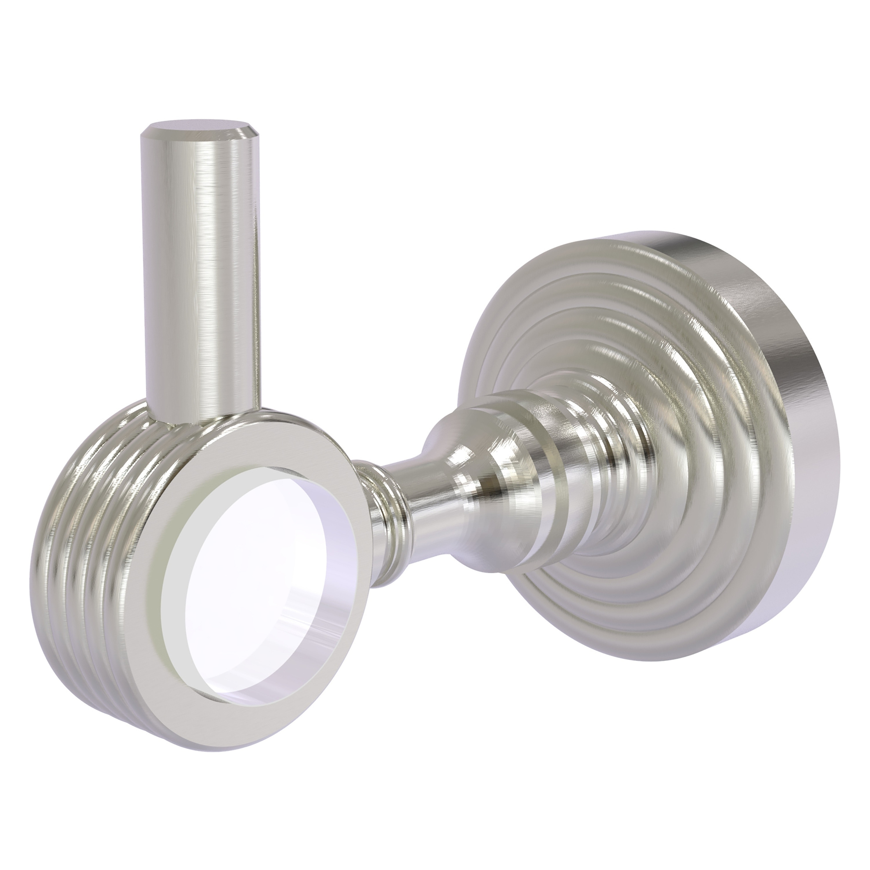 Allied Brass PG-20G-SN Pacific Grove Satin Nickel Single -Hook Wall mount Towel Hook