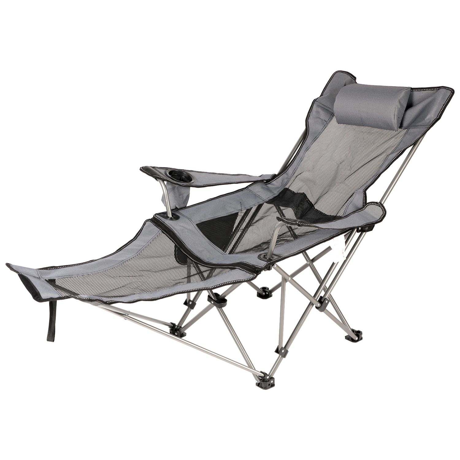 JASMODER W113468185 Grey Upholstered Tufted Recliner with Lift Assistance