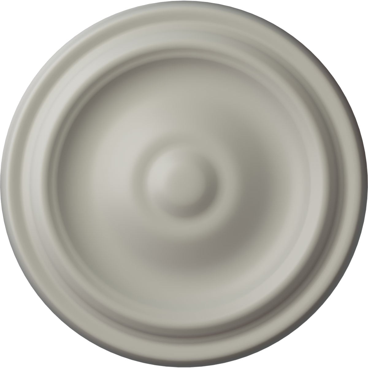 Ekena Millwork CM09MAPCF Maria 9.625-in W x 9.625-in L Painted Pot Of Cream Polyurethane Whole Ceiling Medallion