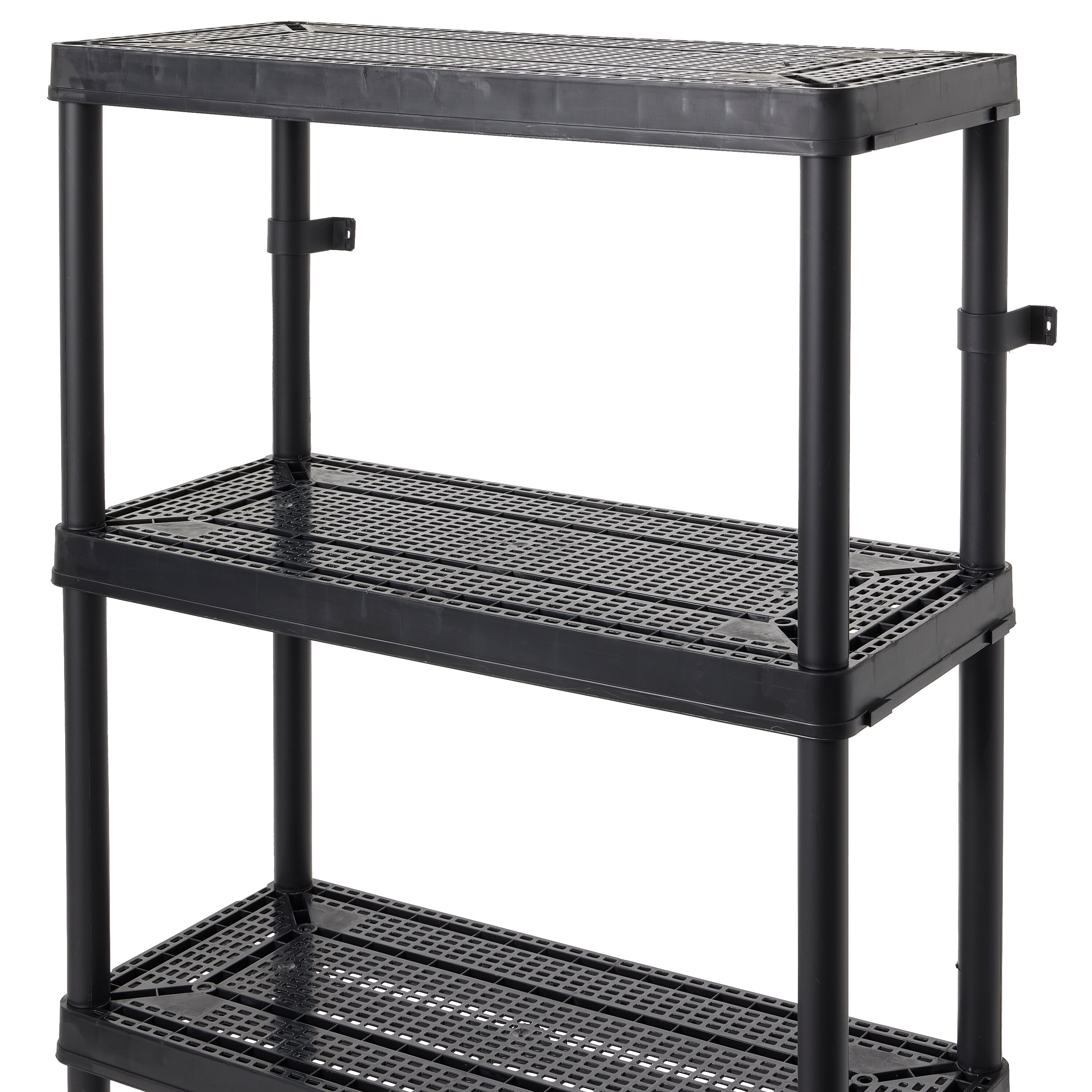 Gracious Living Plastic 4-Tier Utility (32-in W x 14-in D x 54.5-in H ...