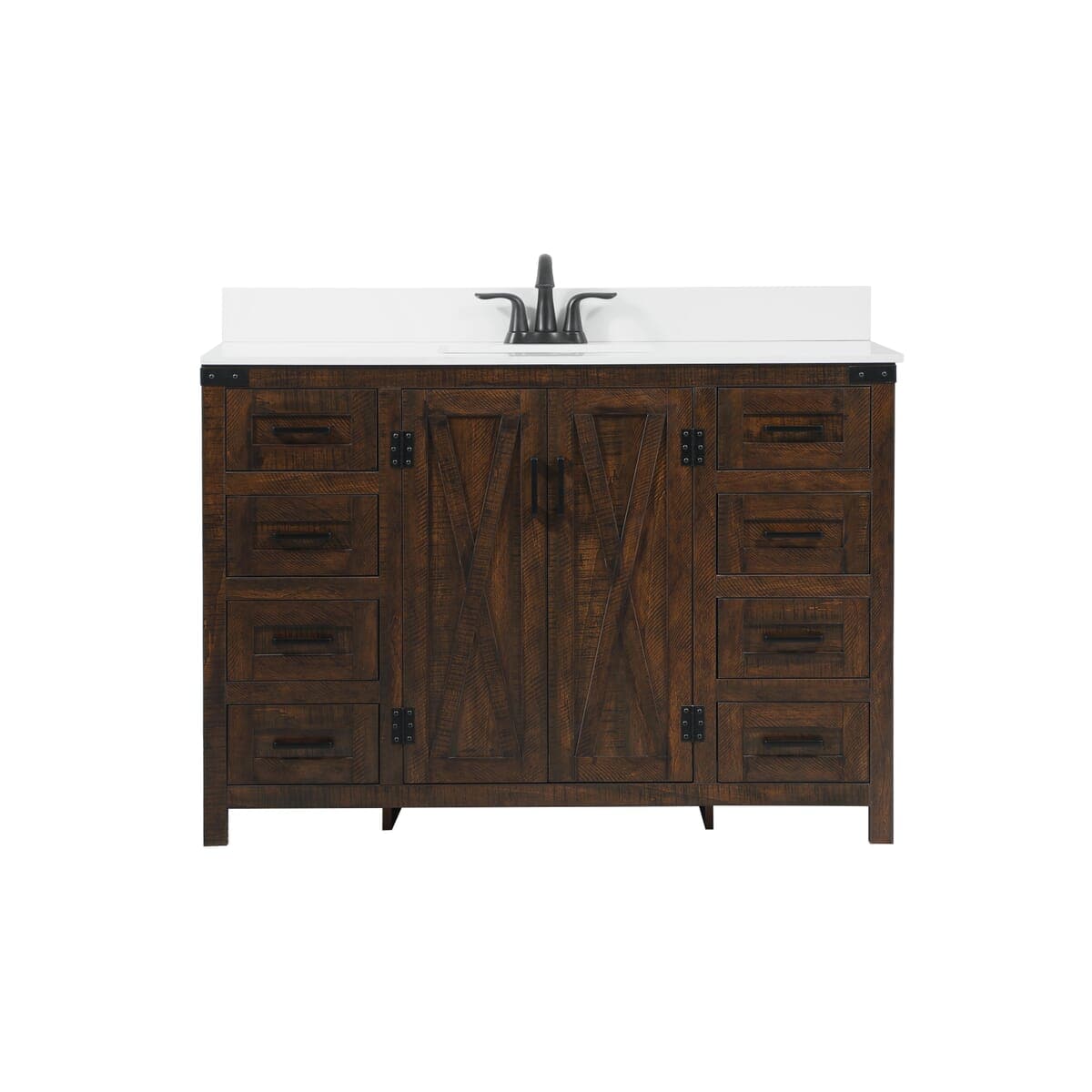Simply Living Home Granger 48 inch Single Bathroom Vanity in Expresso with Backsplash