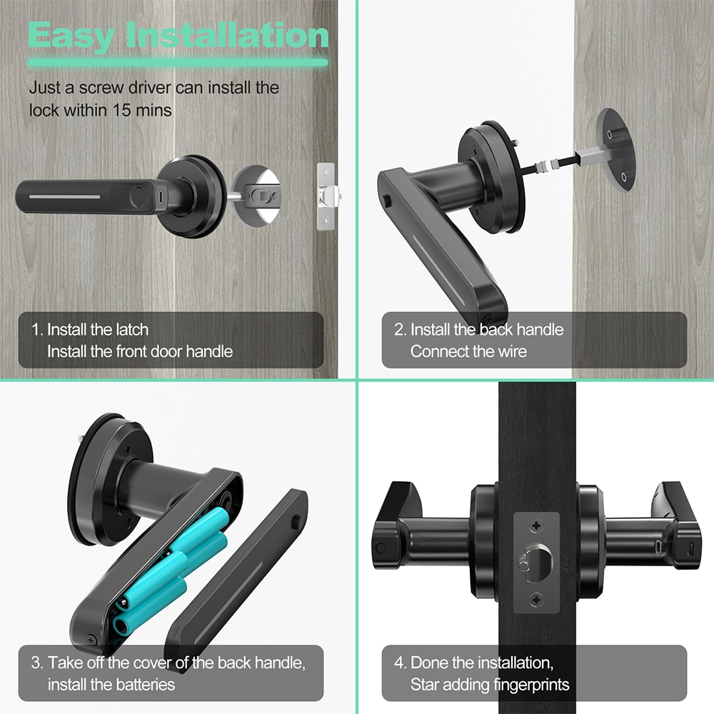 Geek Smart B01BK Electronic-Door-Locks - View #10