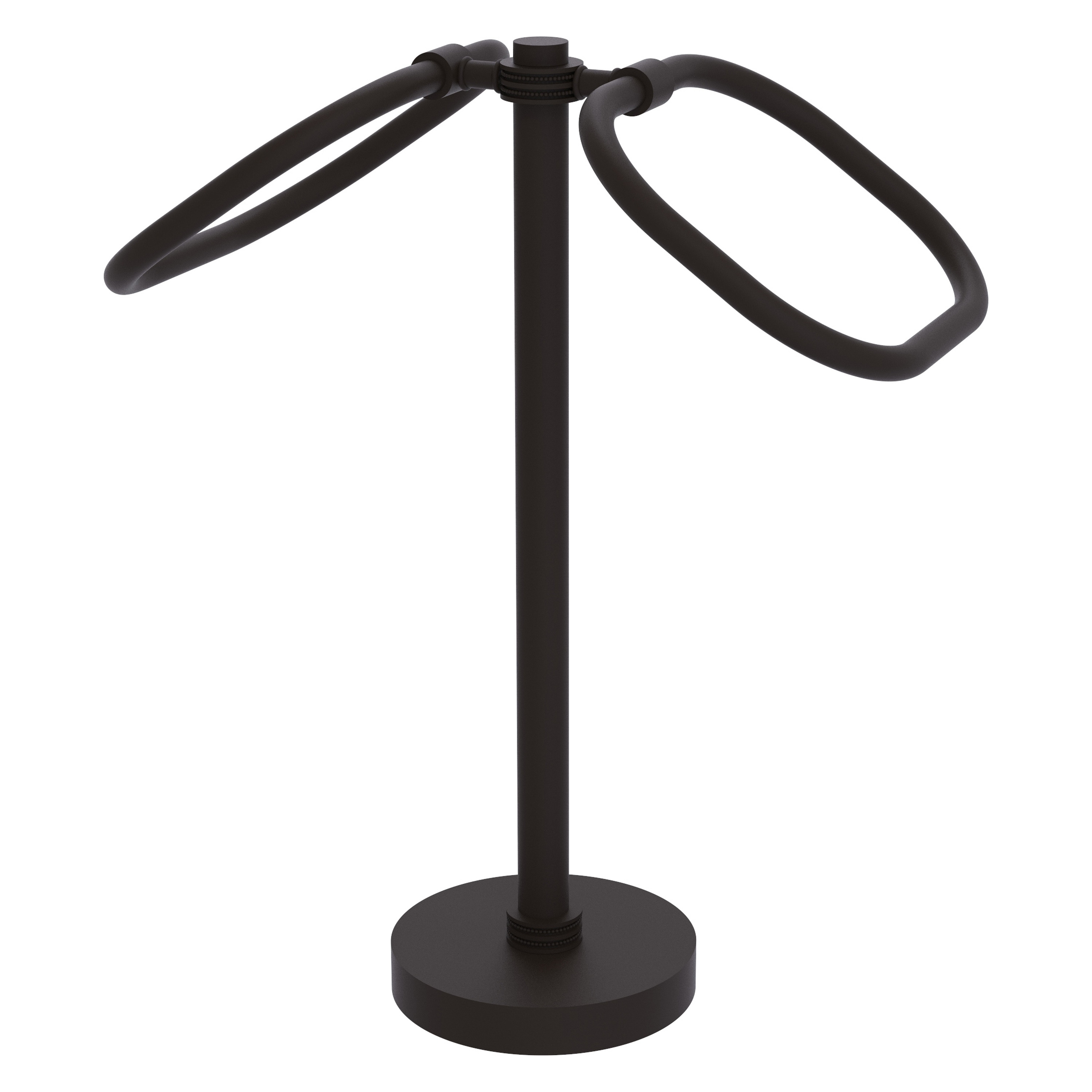 Allied Brass TB-20D-ORB Oil-rubbed bronze Freestanding countertop Double Towel Ring