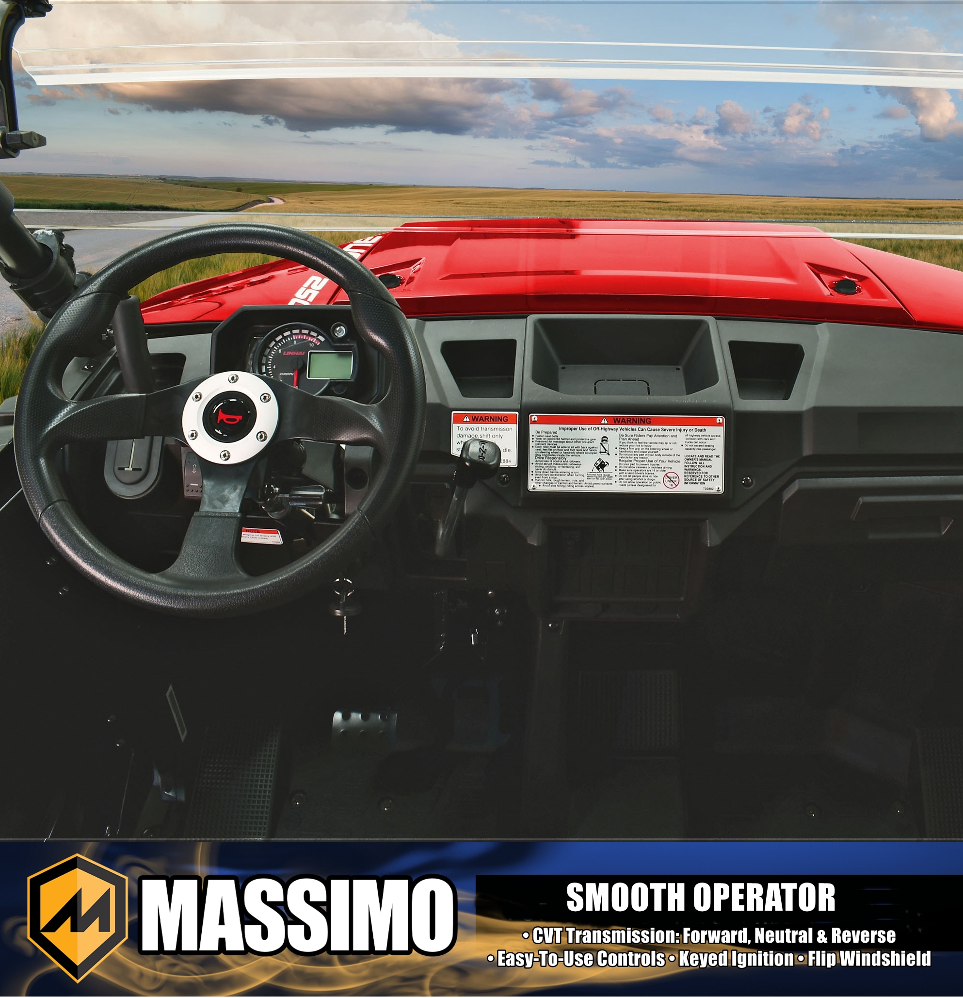 Massimo MM-BK250X-RD Motorized-Vehicles - View #3
