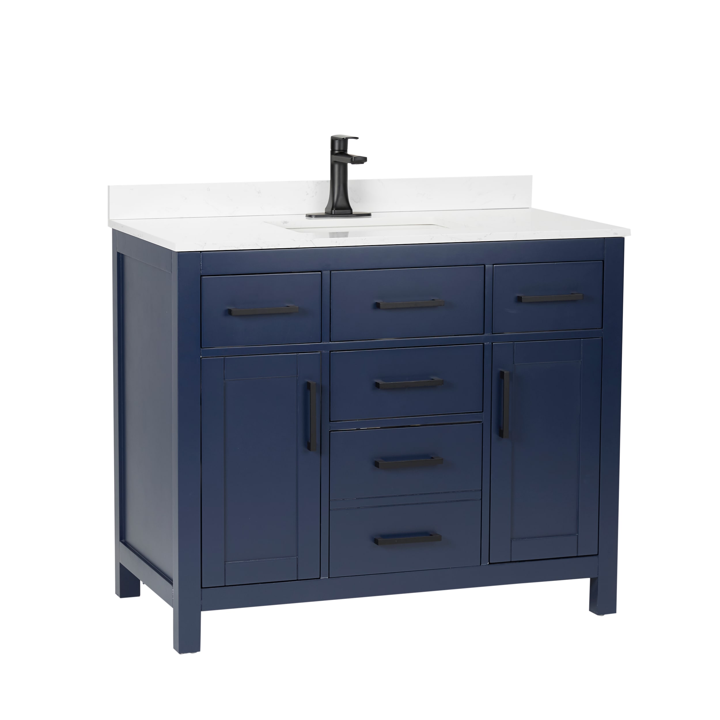 Wyndham Collection WCG242442SBBCCUNSMXX Bath-Vanity-Combo - View #9