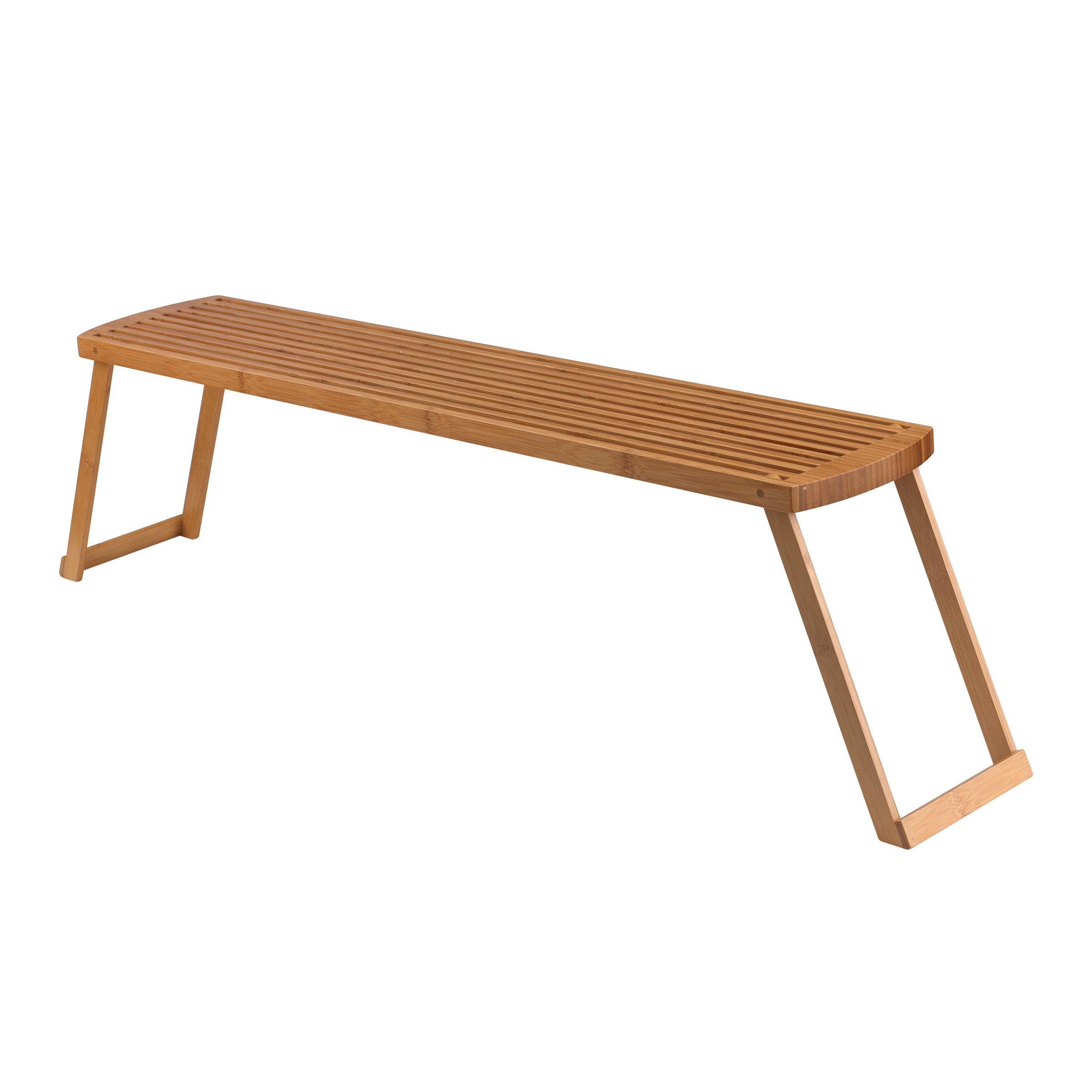 Style Selections 330474-390-L50 Bamboo Freestanding Over-The-Sink Shelf