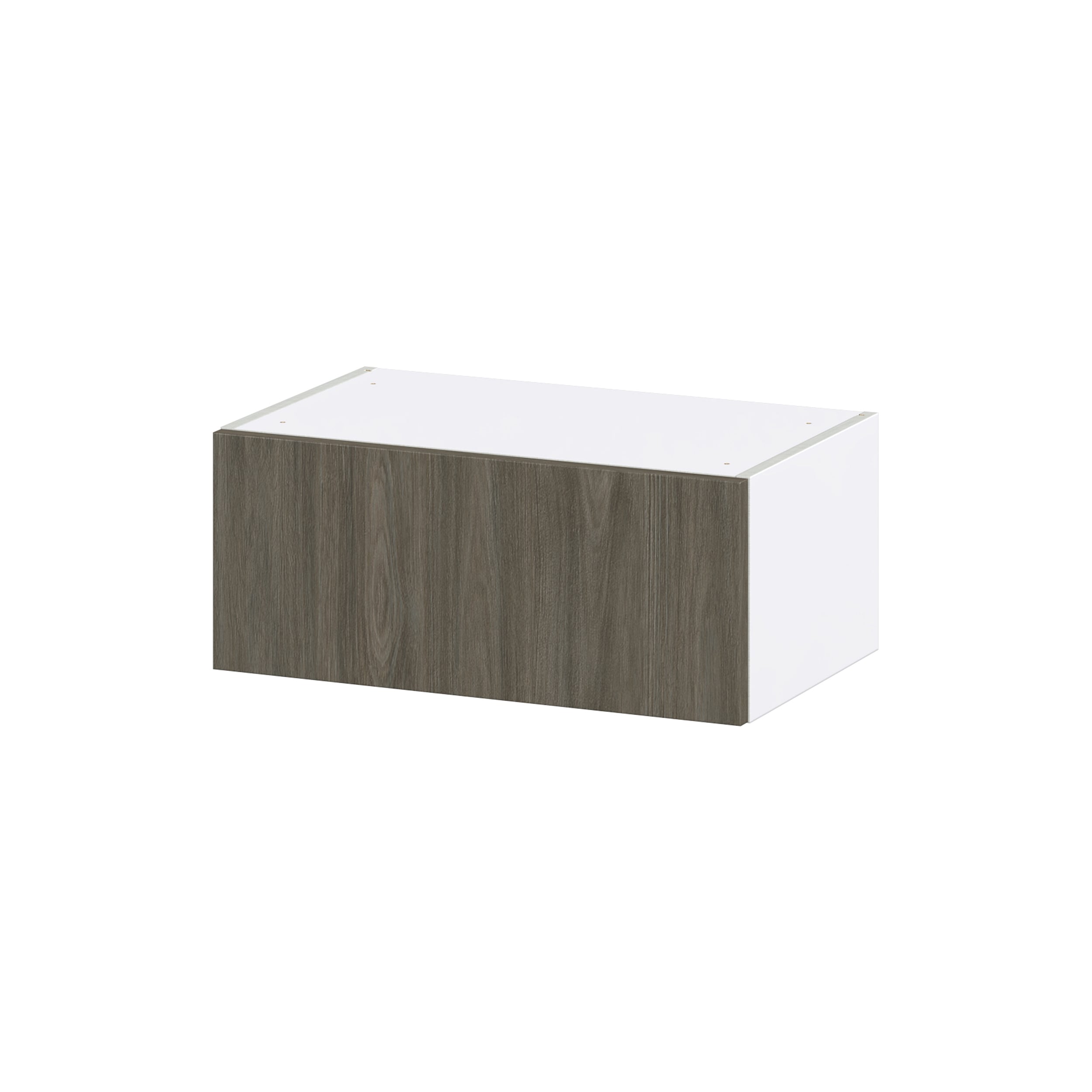 Hugo&Borg Savane 27-in W x 10-in H x 14-in D Textmel Wall Fully Assembled Cabinet (Flat Panel Slab Door Style)