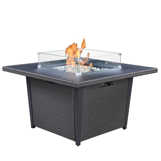 Aluminum Propane Gas Fire Pit Table, Small Propane Fire Table Canada