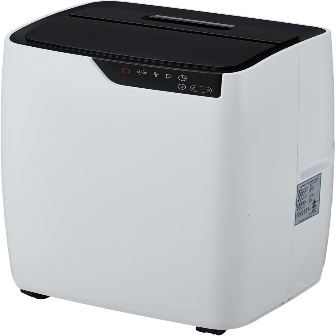 Qeetex LXLS2-PHO-10HPW8ES 12000 BTU Portable Air Conditioner 3 in 1 AC for Bedroom Office Studio Fast Cooling Dehumidifier Ultra Quiet Remote 24H Timer 550 Sq Ft