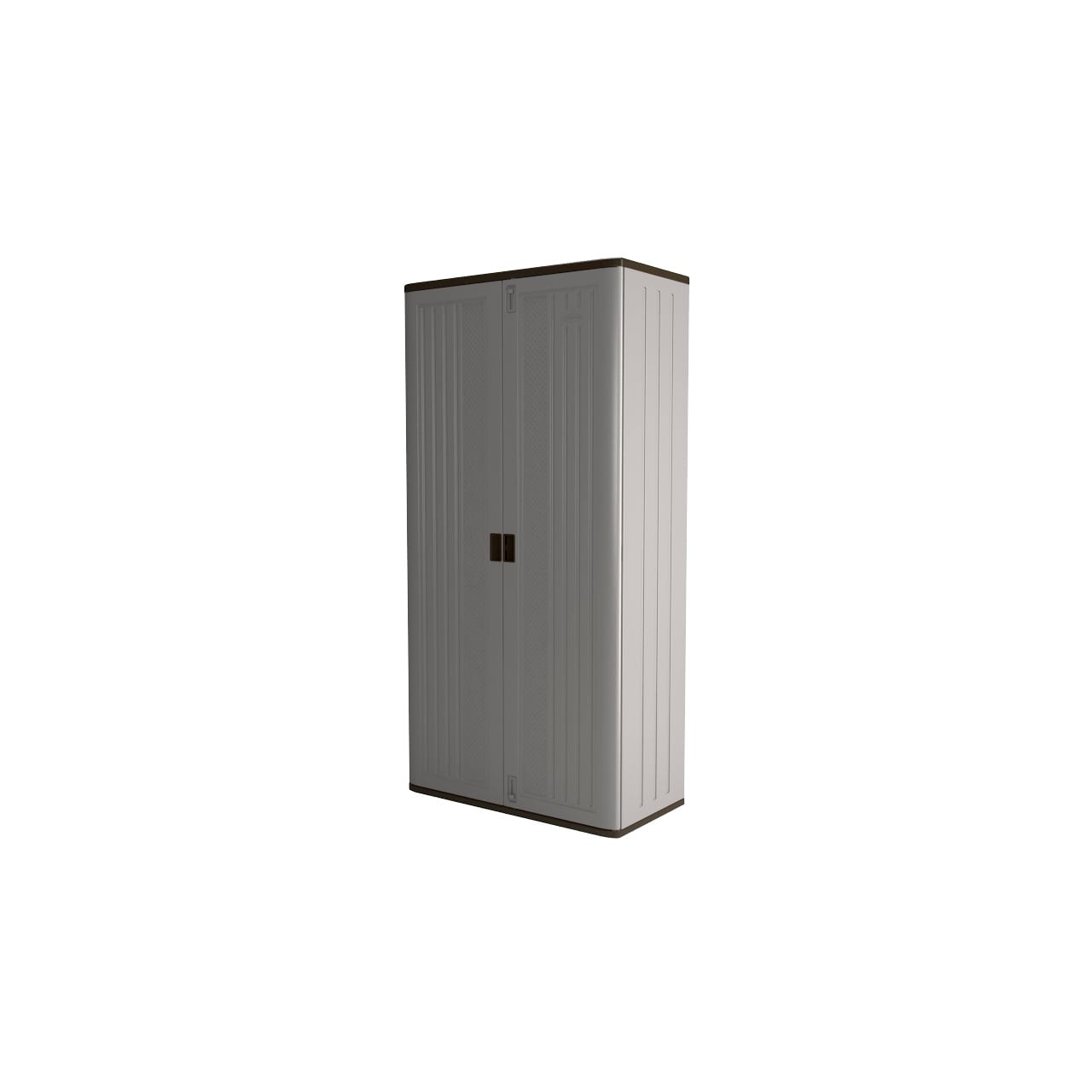 Suncast Plastic Freestanding Garage Cabinet in Gray (30-in W x 72