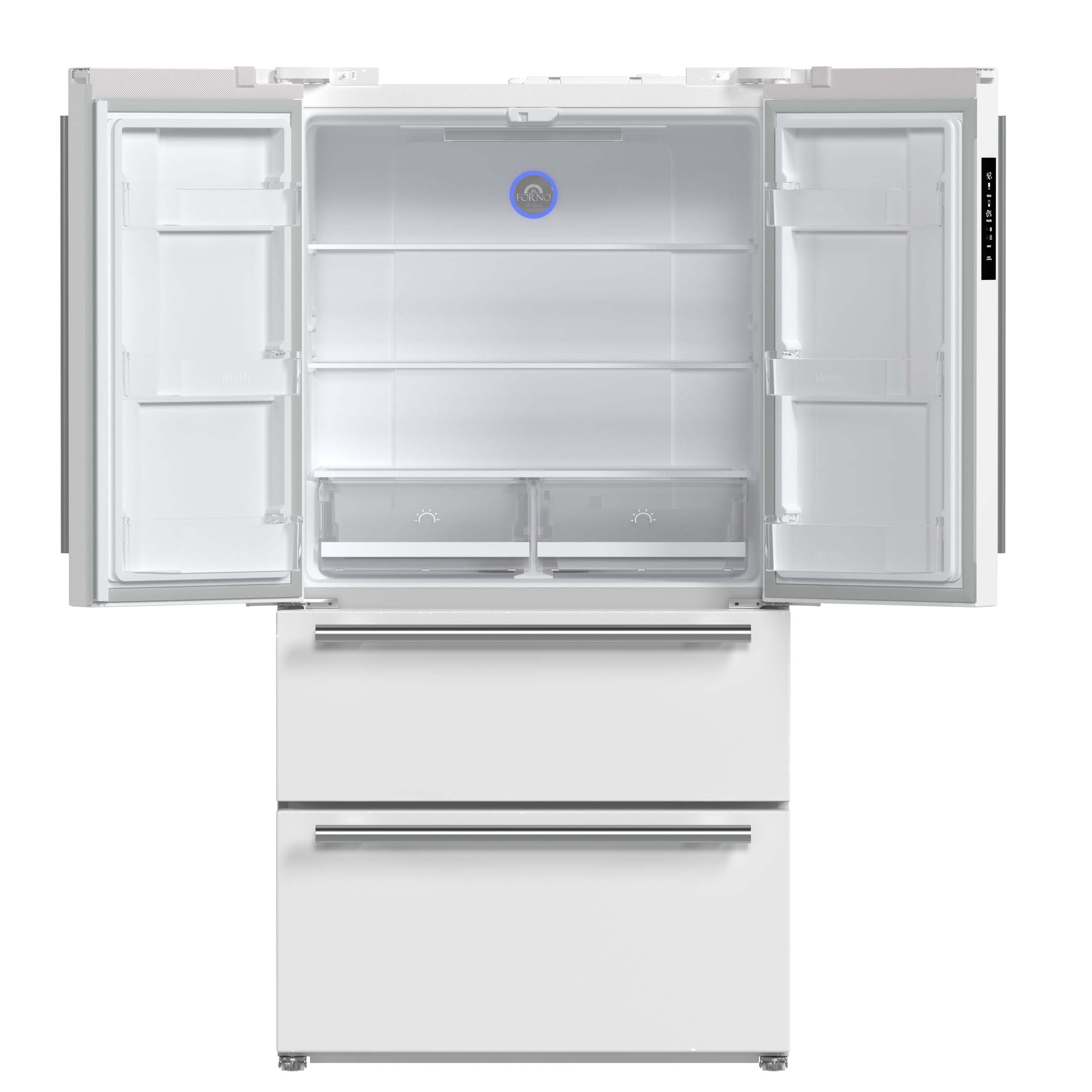 FORNO FFRBI1820-36WHT French-Door-Refrigerators - View #5