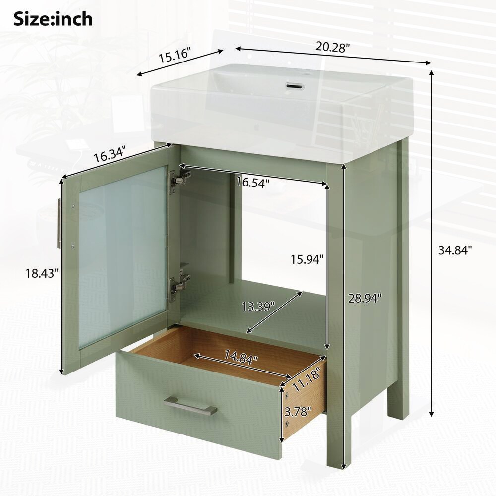 SunJet VEJ92AIVHEPFL Bath-Vanity-Combo - View #11
