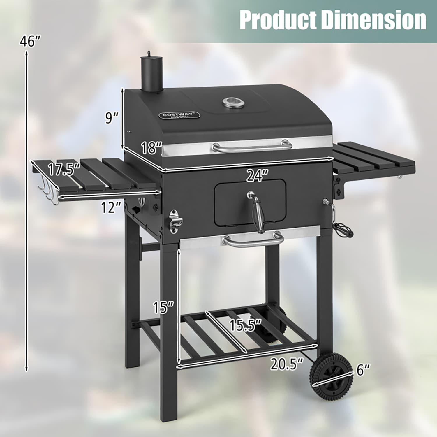 GZMR MO-NP11290 Charcoal-Grills - View #5