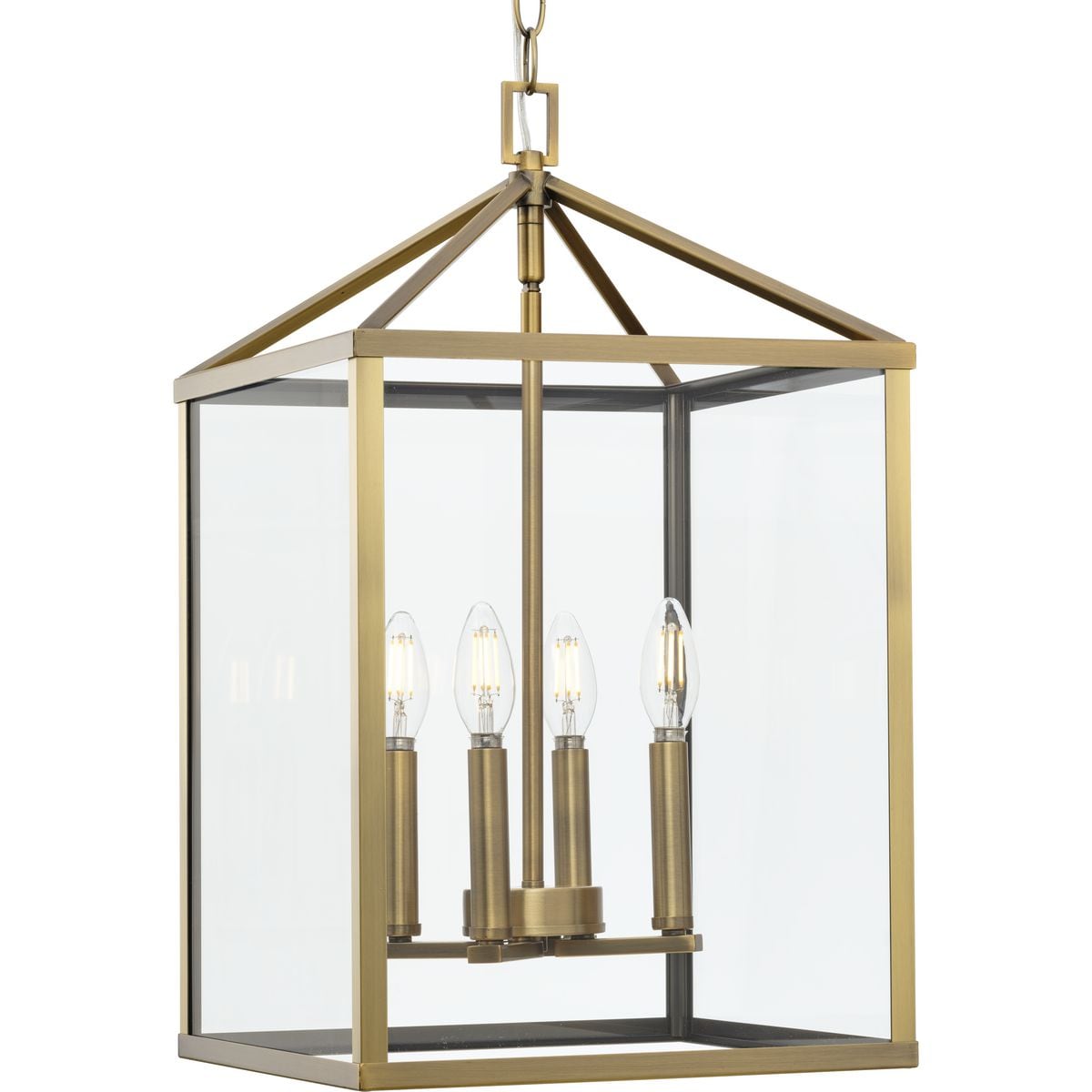 Progress Lighting Hillcrest 4-Light Transitional Chandelier