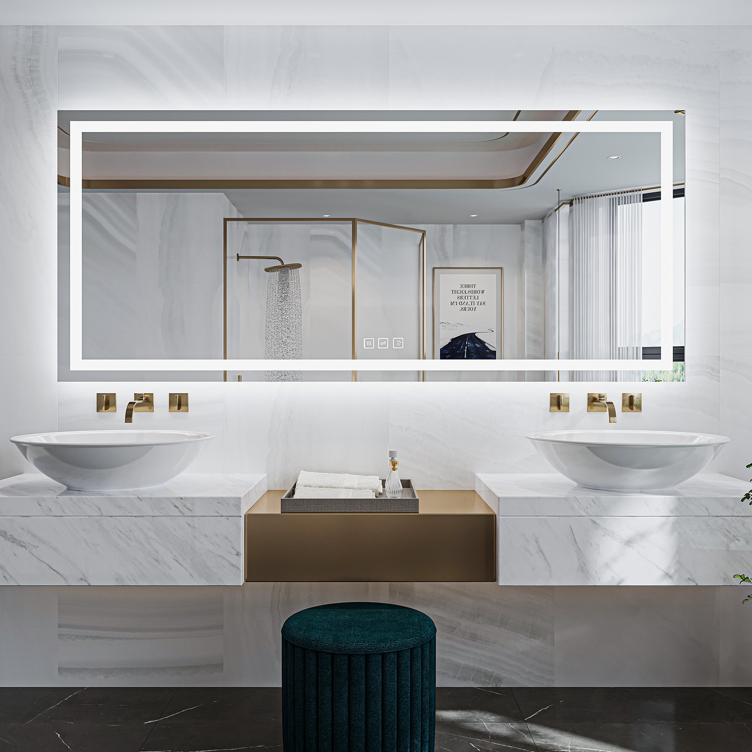 waterpar WPLO-2206 Framed-Bath-Mirrors - View #16