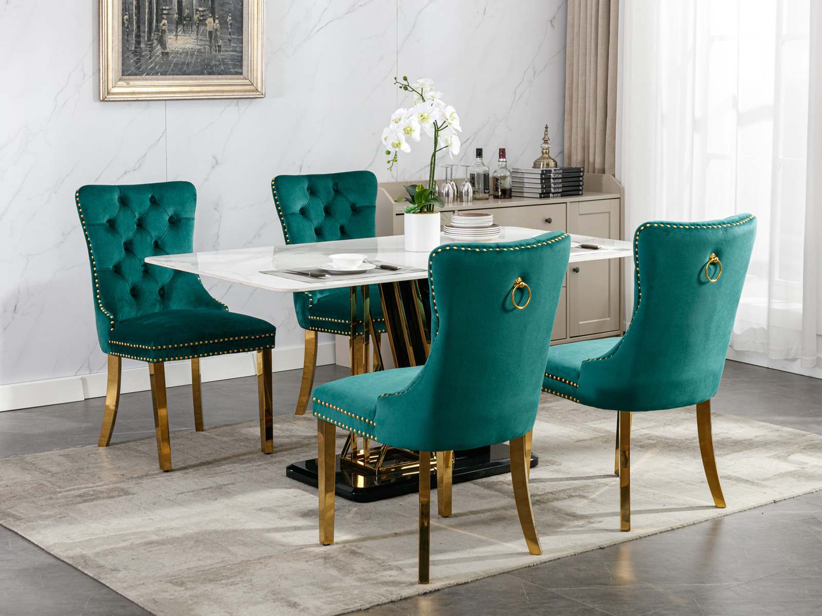 Vynxaria LEXY0112-DJCY-2GRE Dining-Chairs - View #5